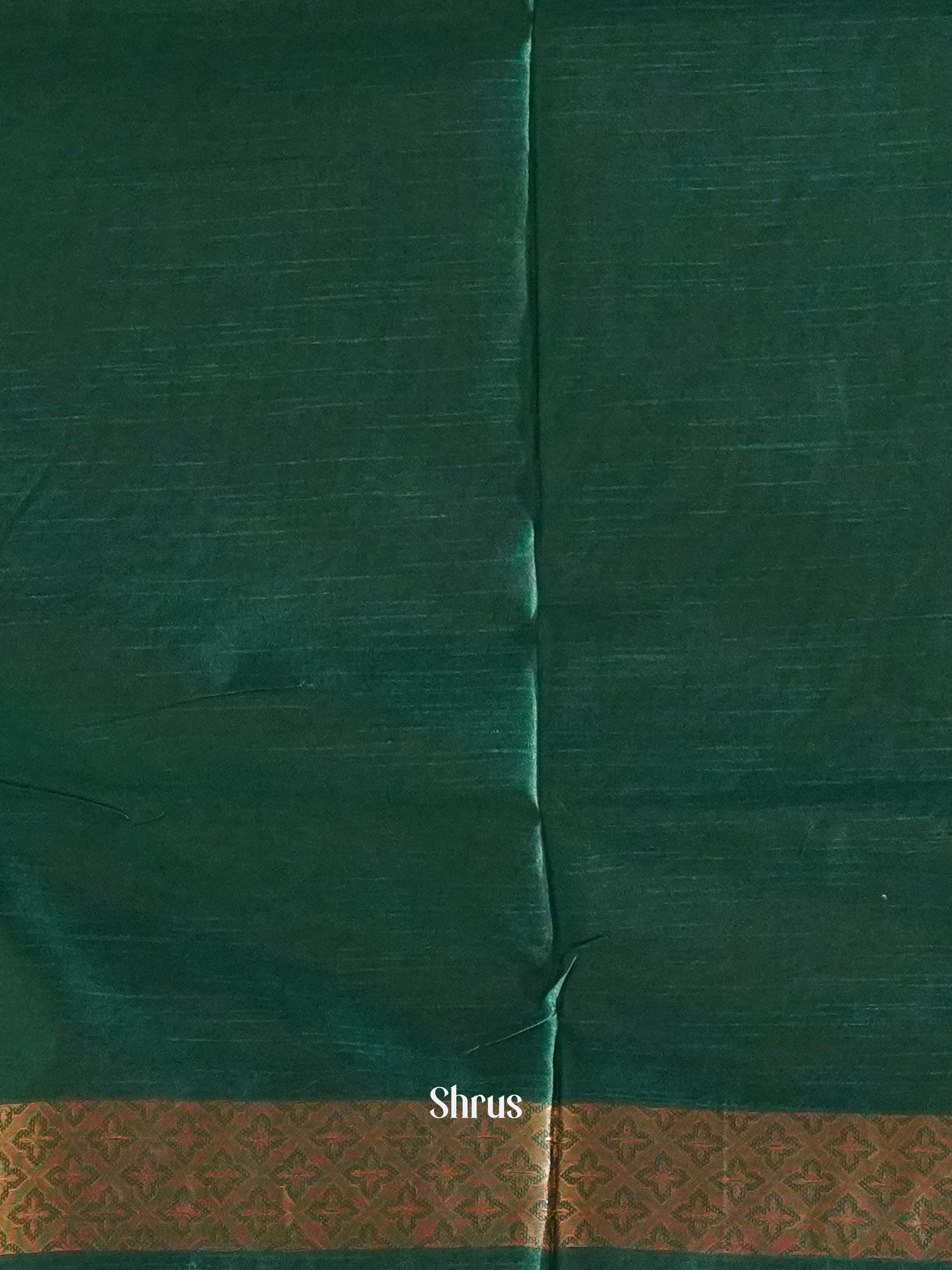 Green(single Tone)- Semi Rawsilk Saree - Shop on ShrusEternity.com