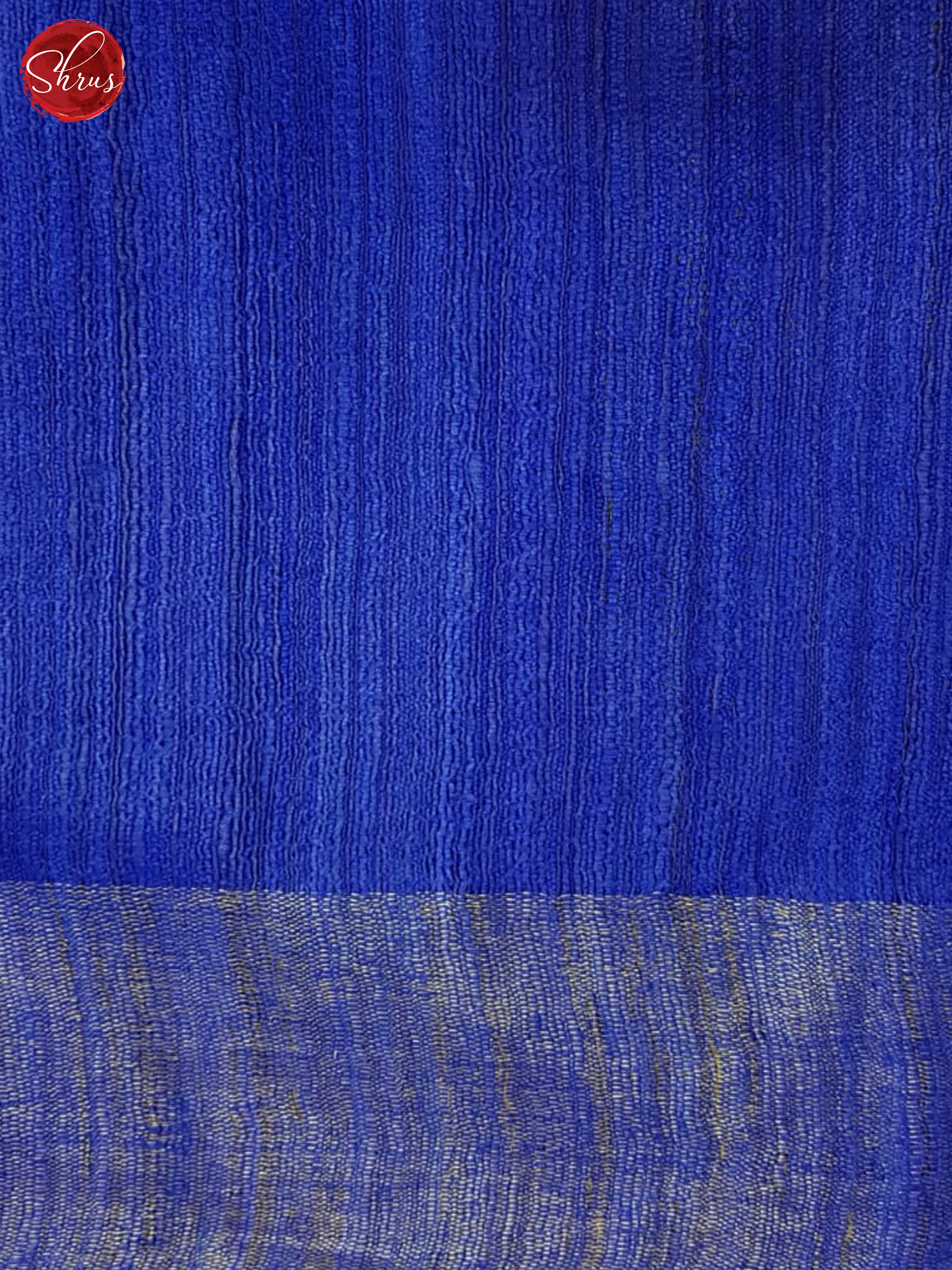 Yellow And Blue-Tussar Saree - Shop on ShrusEternity.com