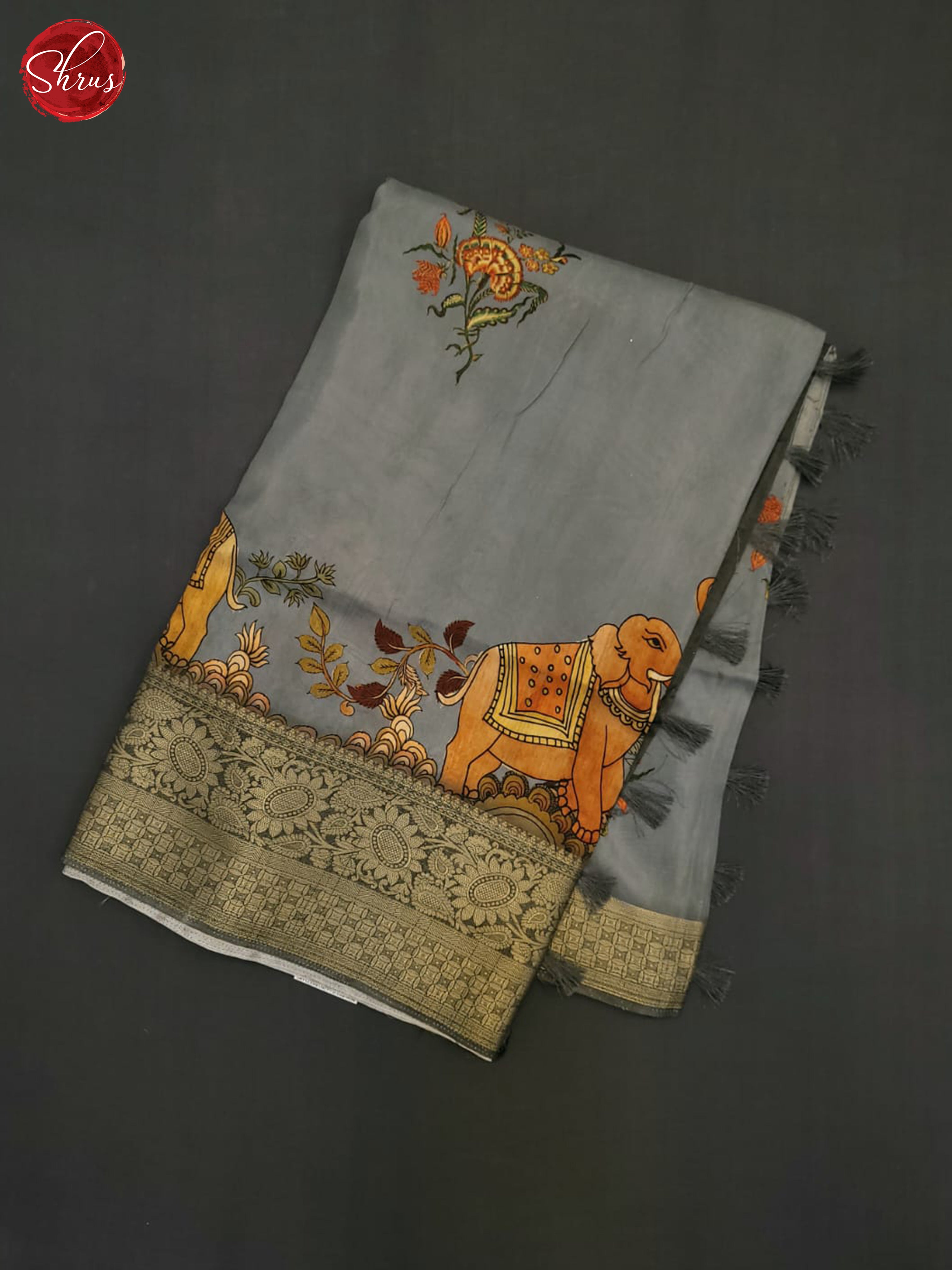 BDS21311 - Semi crepe Saree - Shop on ShrusEternity.com