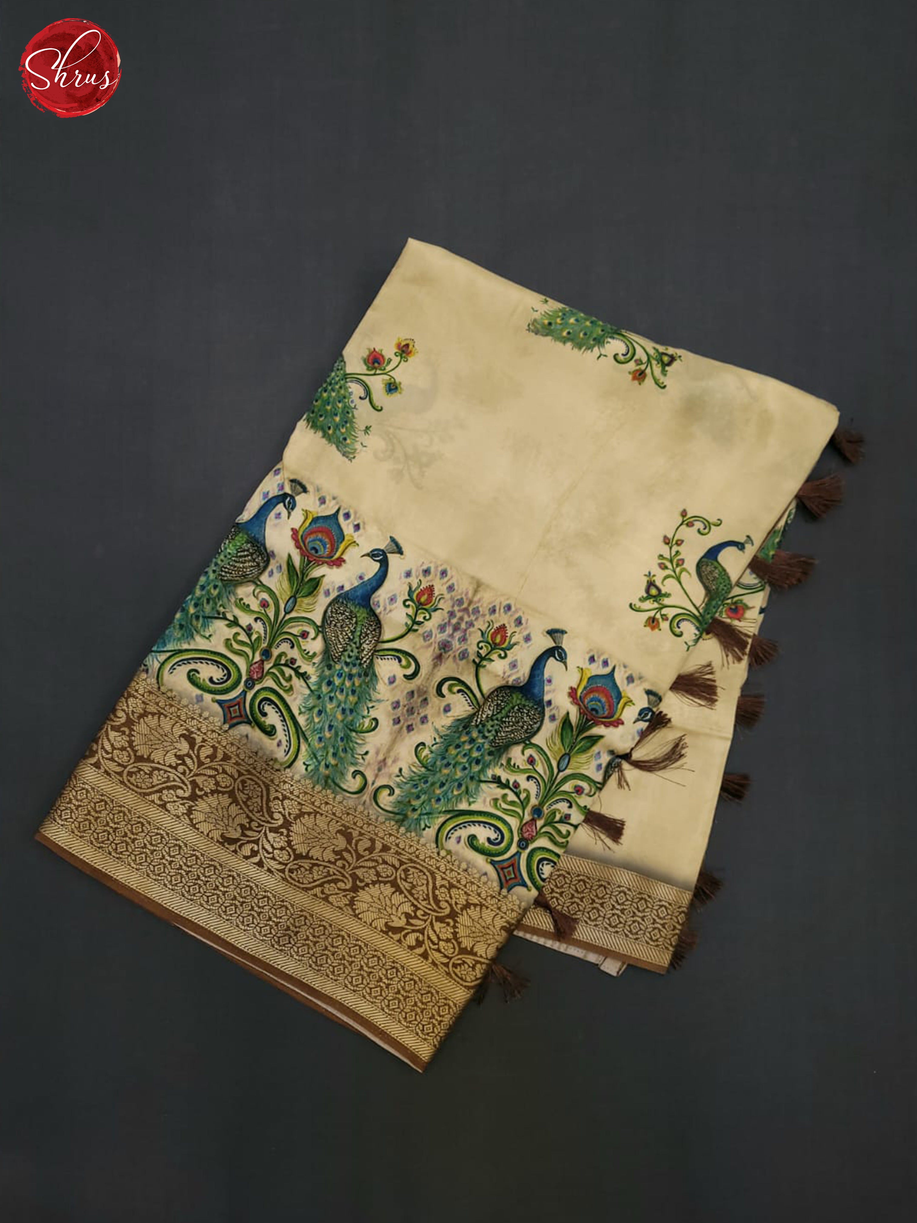 BDS21312 - Semi crepe Saree - Shop on ShrusEternity.com