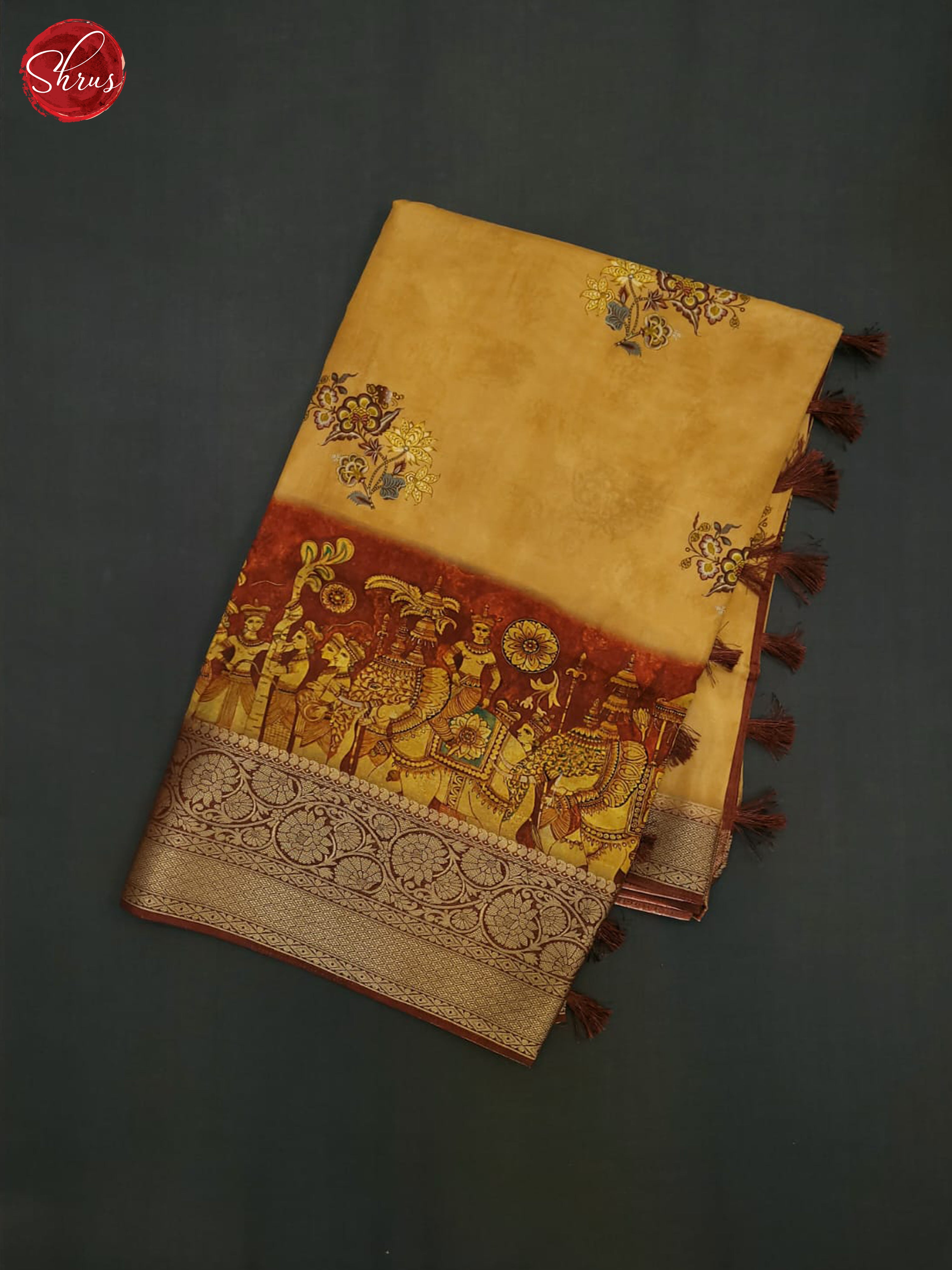 BDS21323 - Semi crepe Saree - Shop on ShrusEternity.com