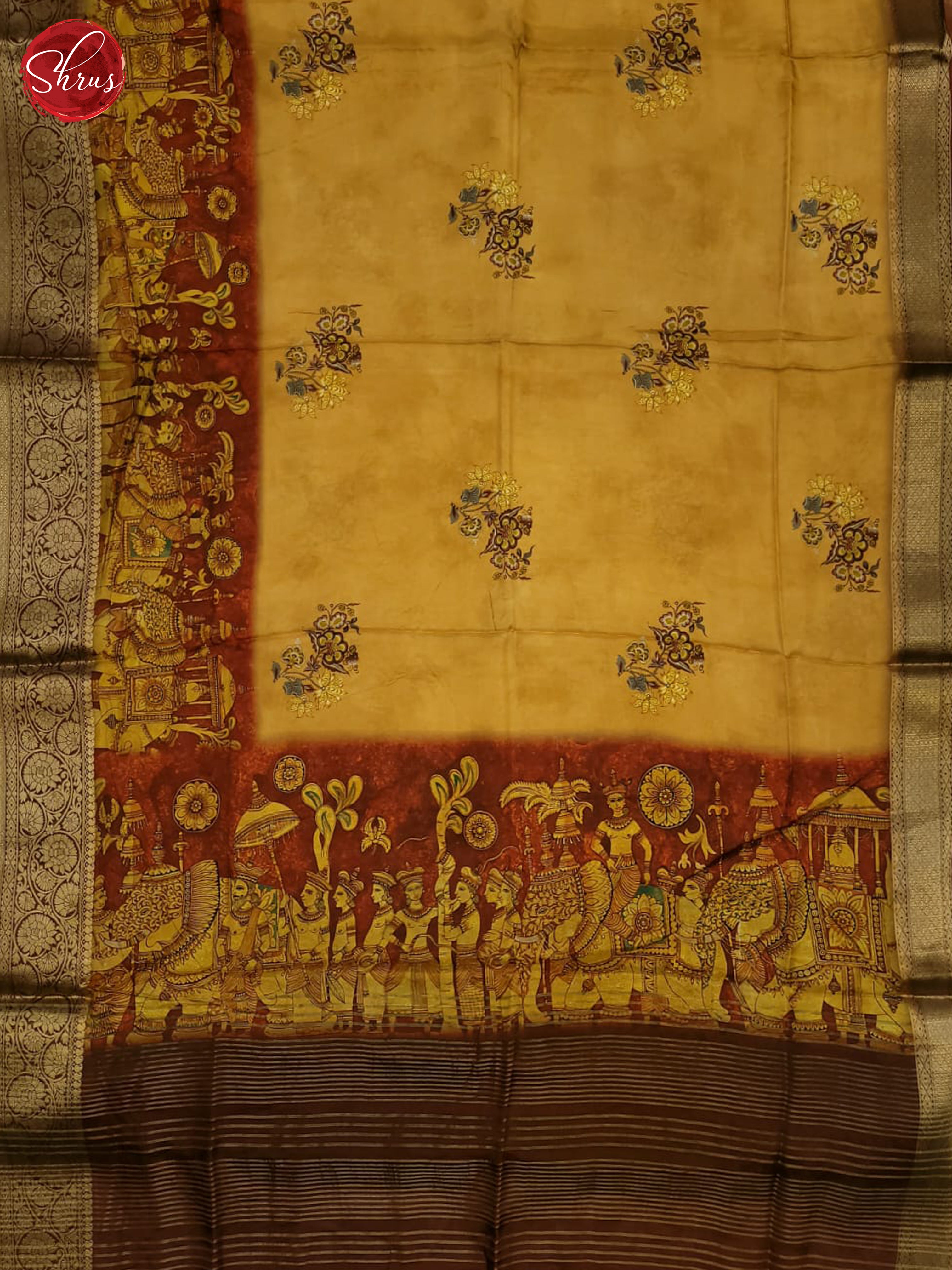 BDS21323 - Semi crepe Saree - Shop on ShrusEternity.com