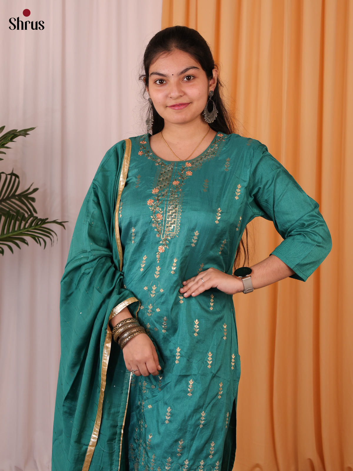 Green - Readymade Suits - Shop on ShrusEternity.com