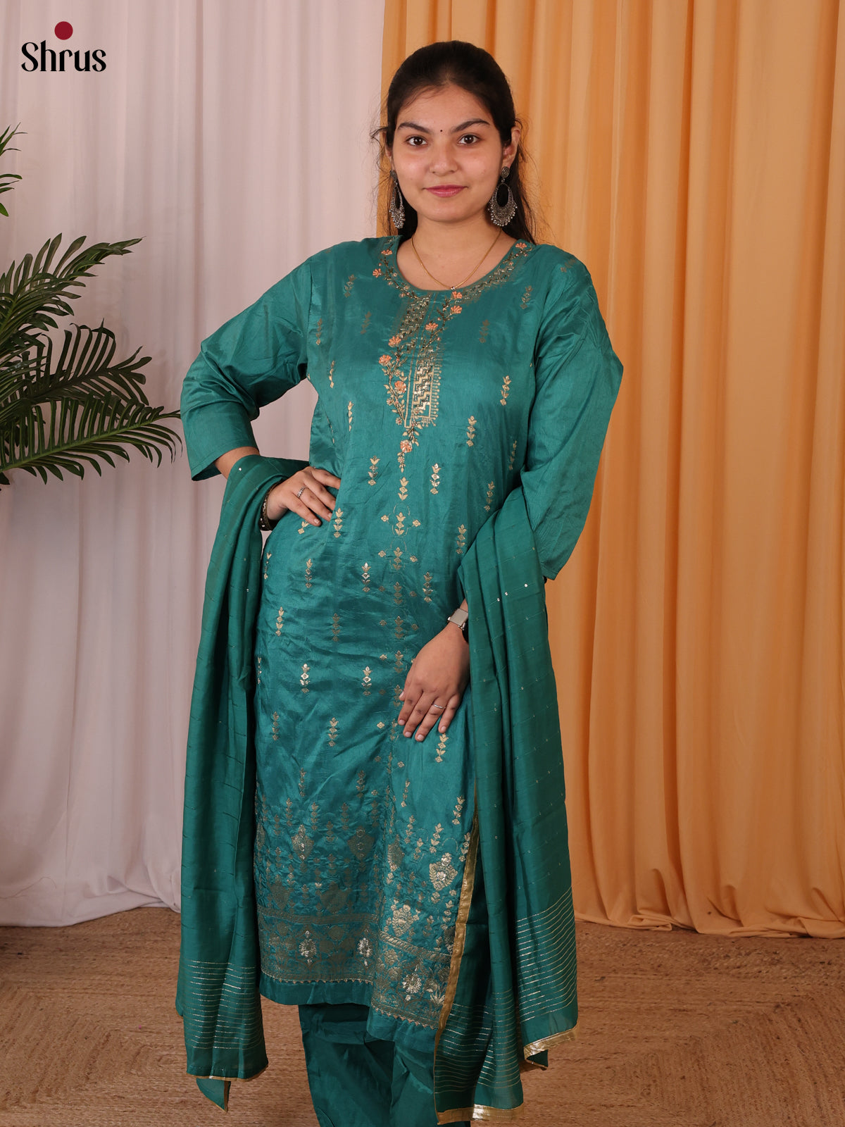 Green - Readymade Suits - Shop on ShrusEternity.com