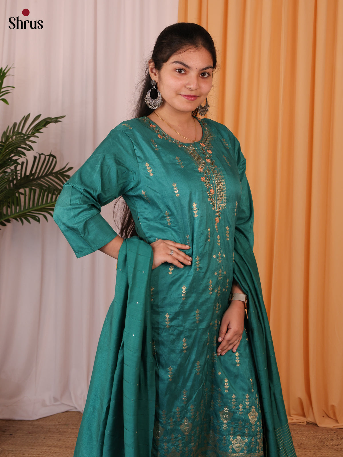 Green - Readymade Suits - Shop on ShrusEternity.com