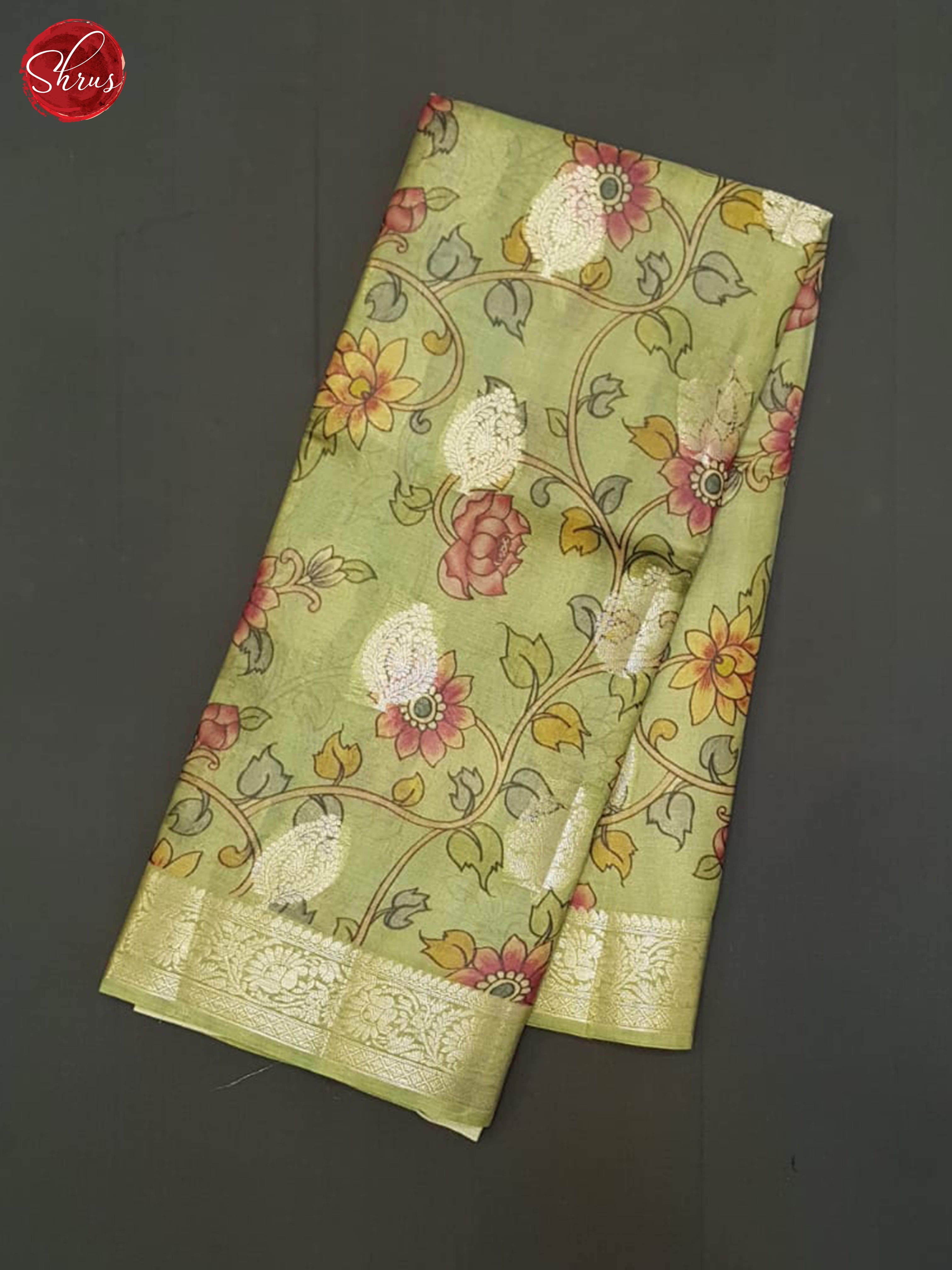 Eliche Green - Tussar Silk Saree - Shop on ShrusEternity.com