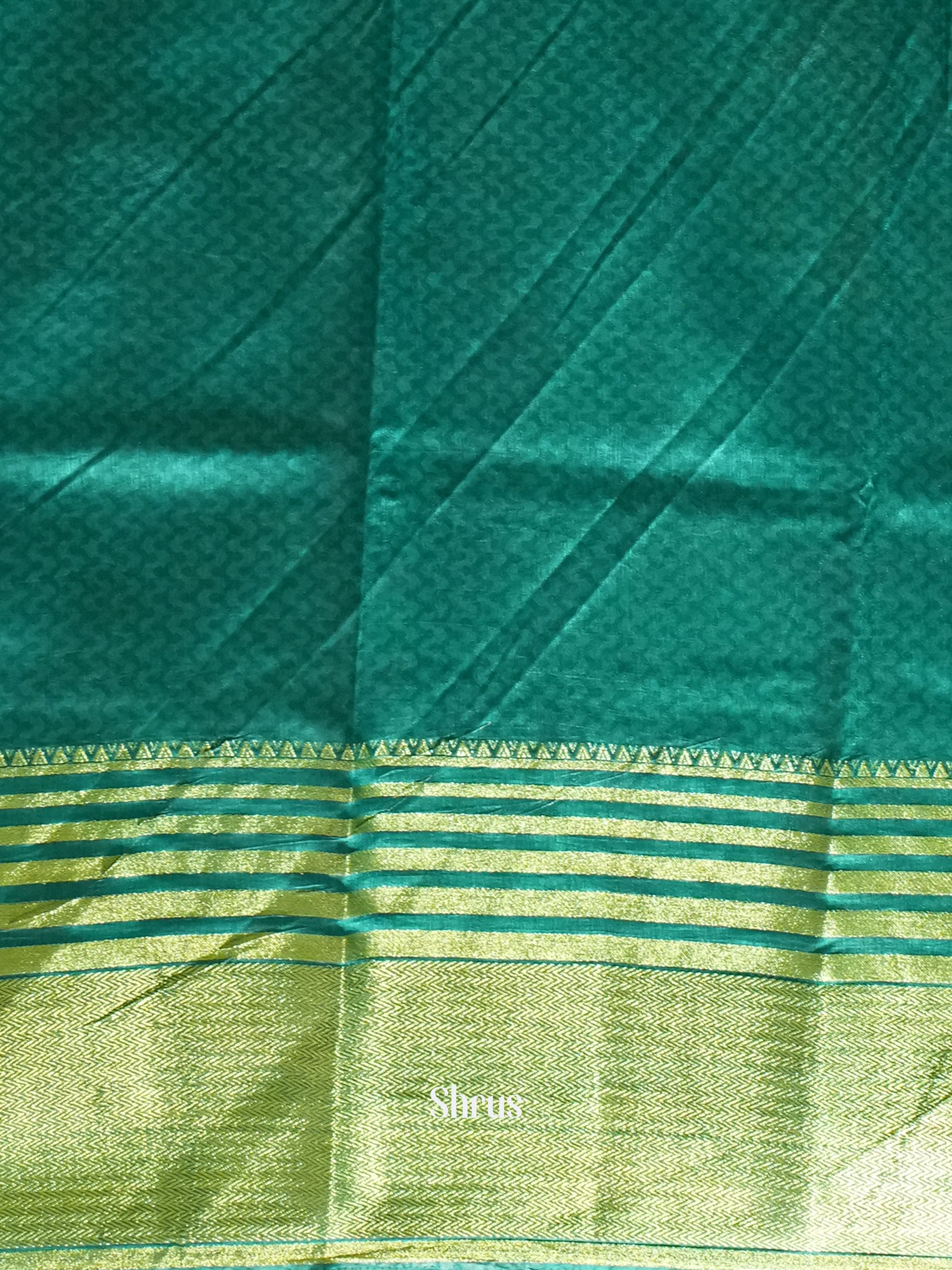 Grey & Green-Semi Dupion - Shop on ShrusEternity.com