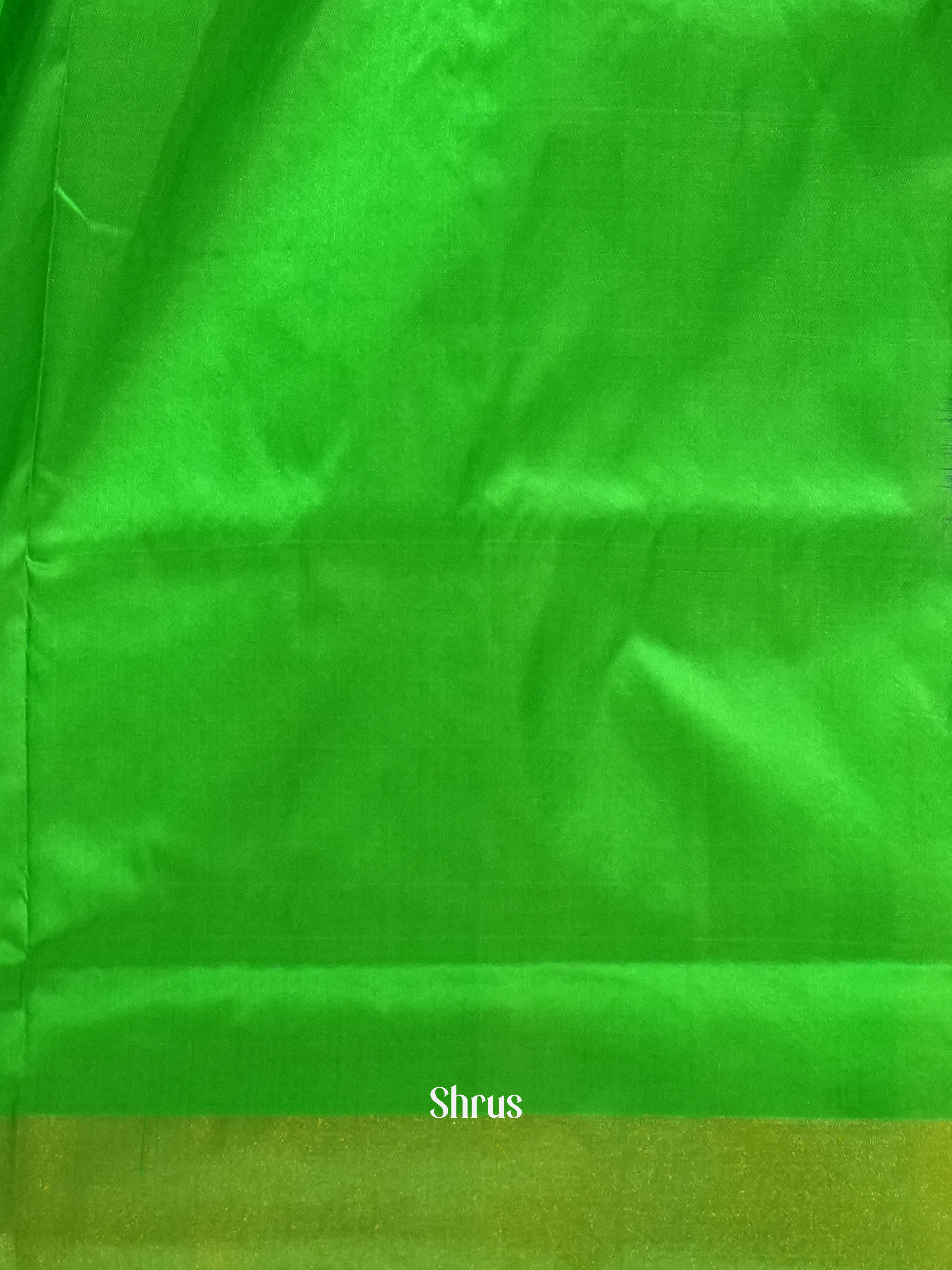 Purple & Green- Ikkat Silk Saree - Shop on ShrusEternity.com