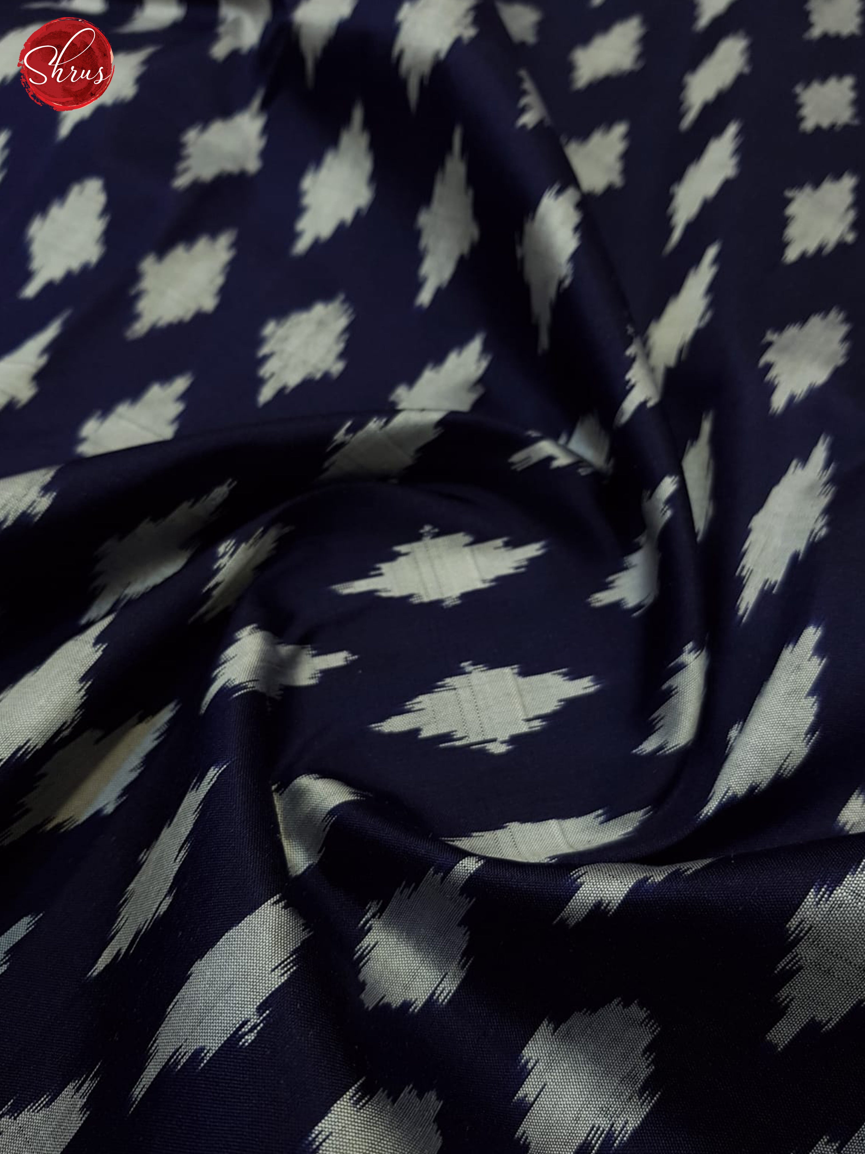 Blue & Pink- Ikkat Silk Saree - Shop on ShrusEternity.com