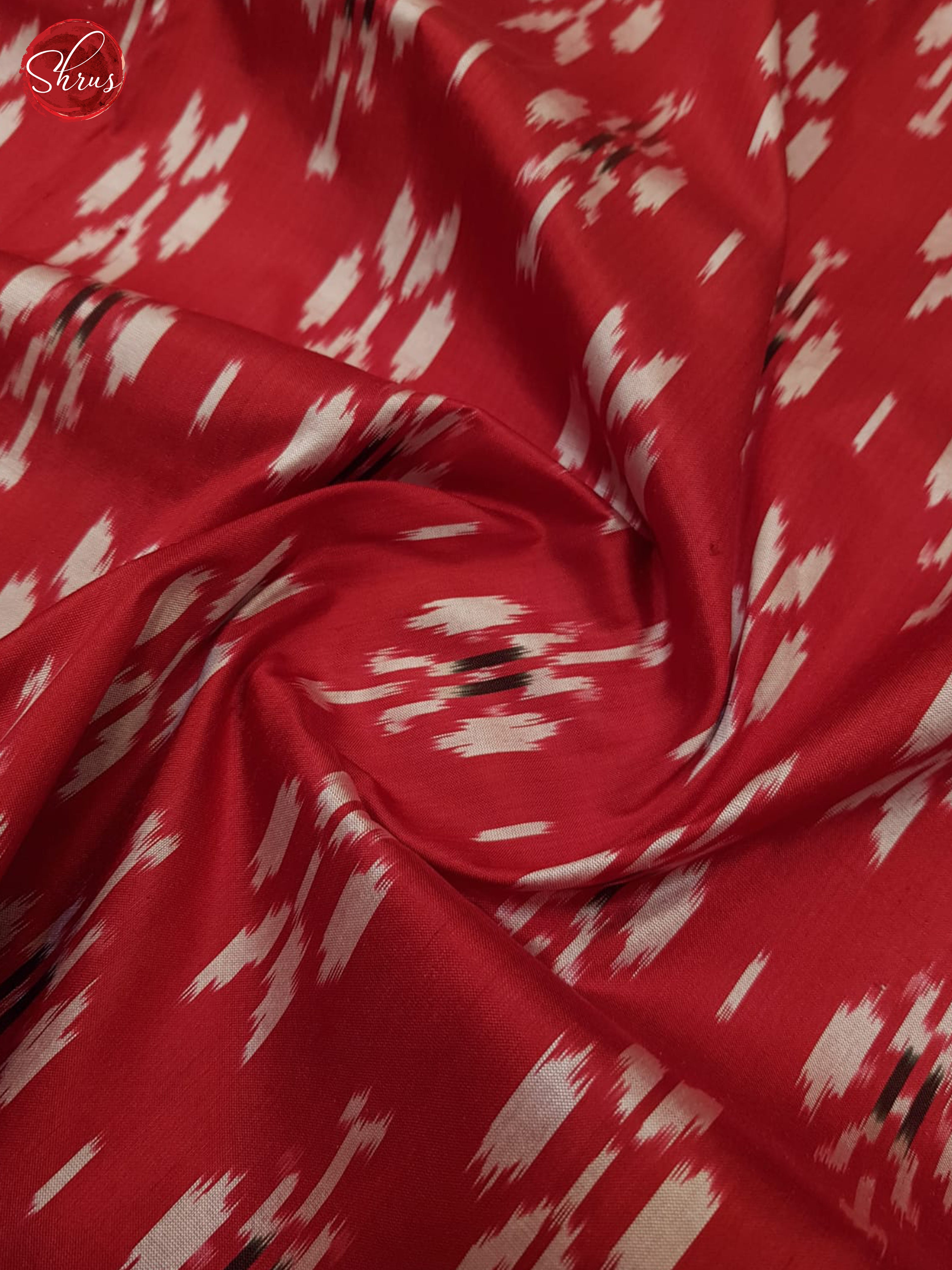 Red & Blue- Ikkat Silk Saree - Shop on ShrusEternity.com