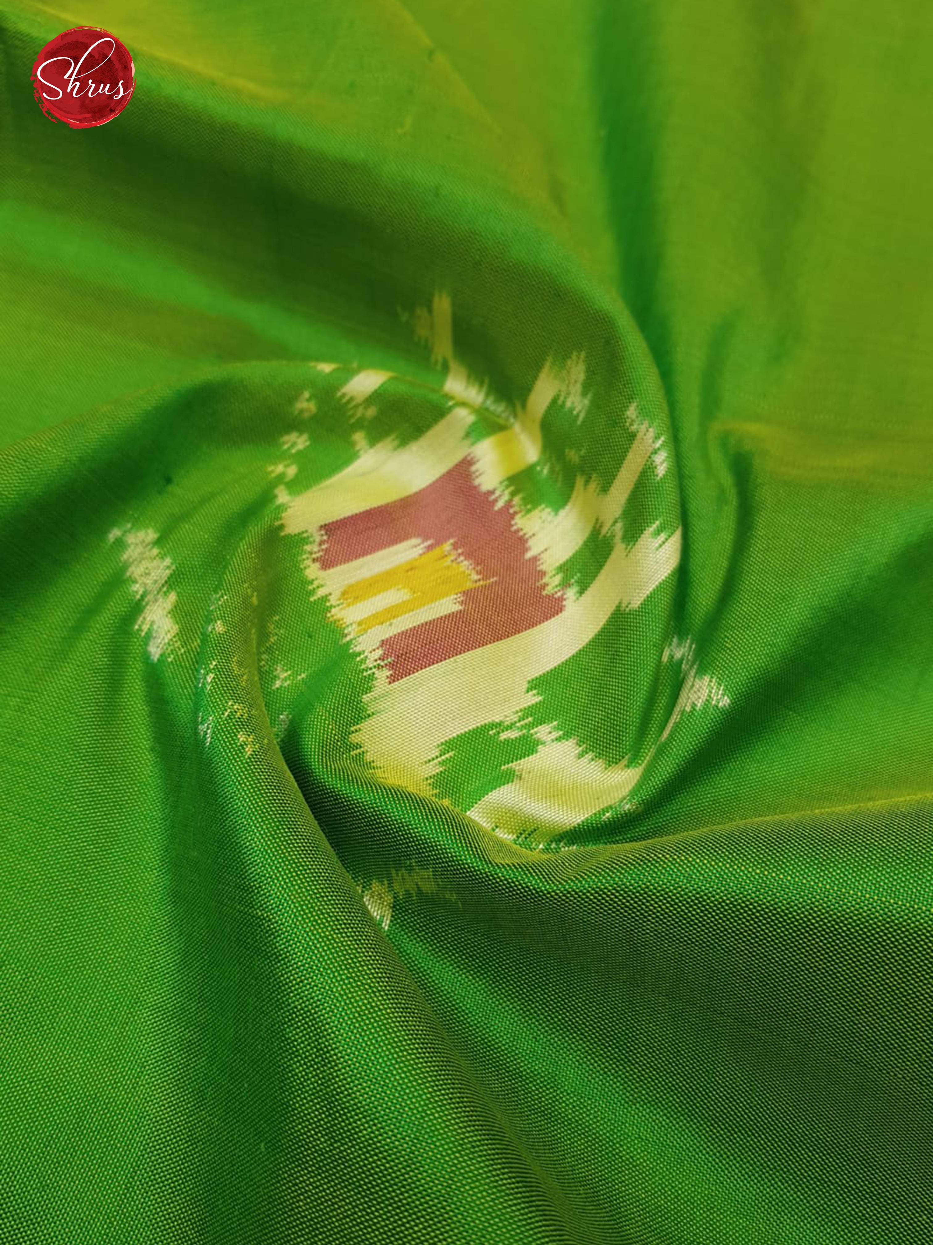 Green & Pink- Ikkat Silk Saree - Shop on ShrusEternity.com