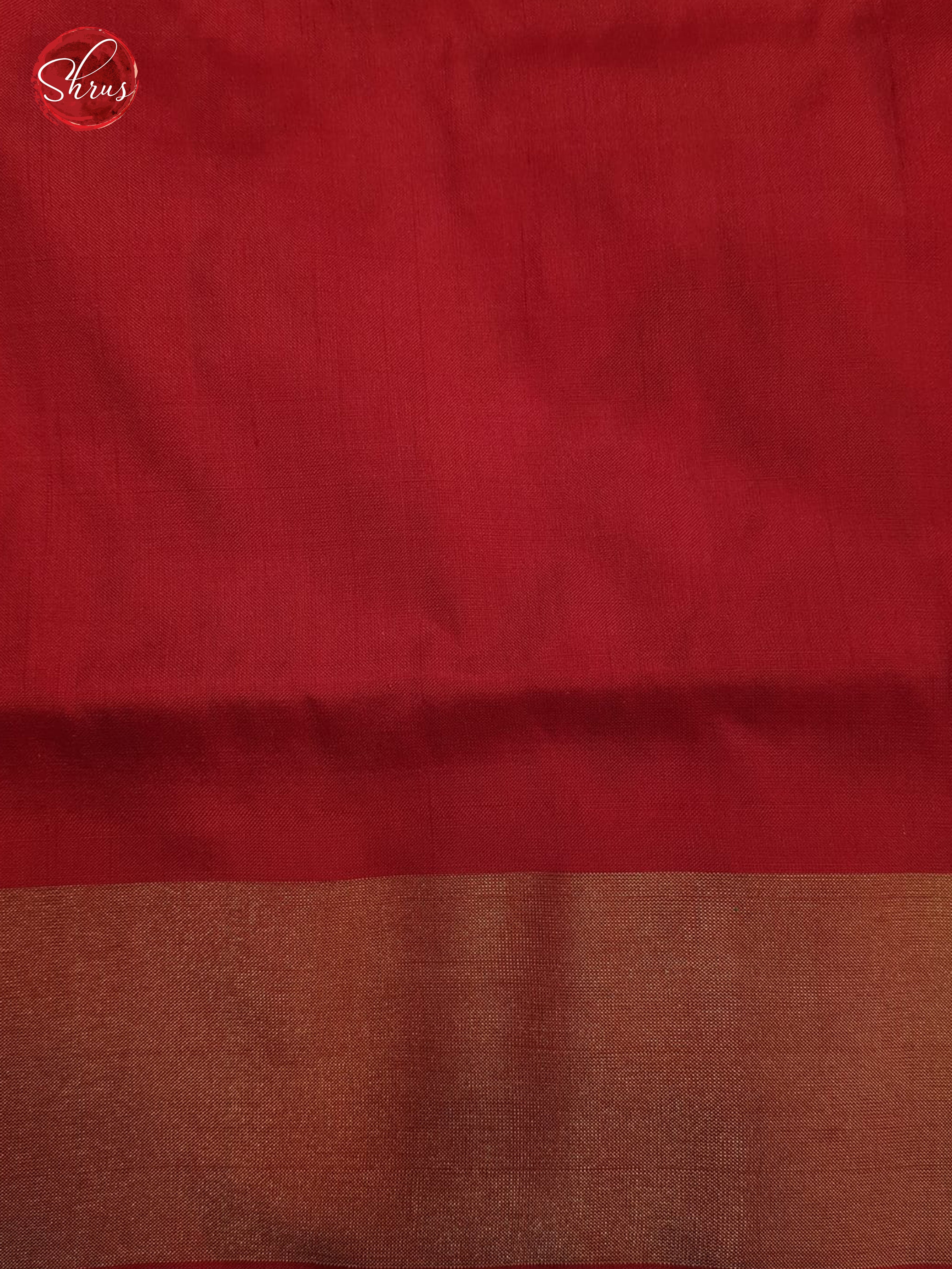 Red(Single Tone)- Ikkat Silk Saree - Shop on ShrusEternity.com