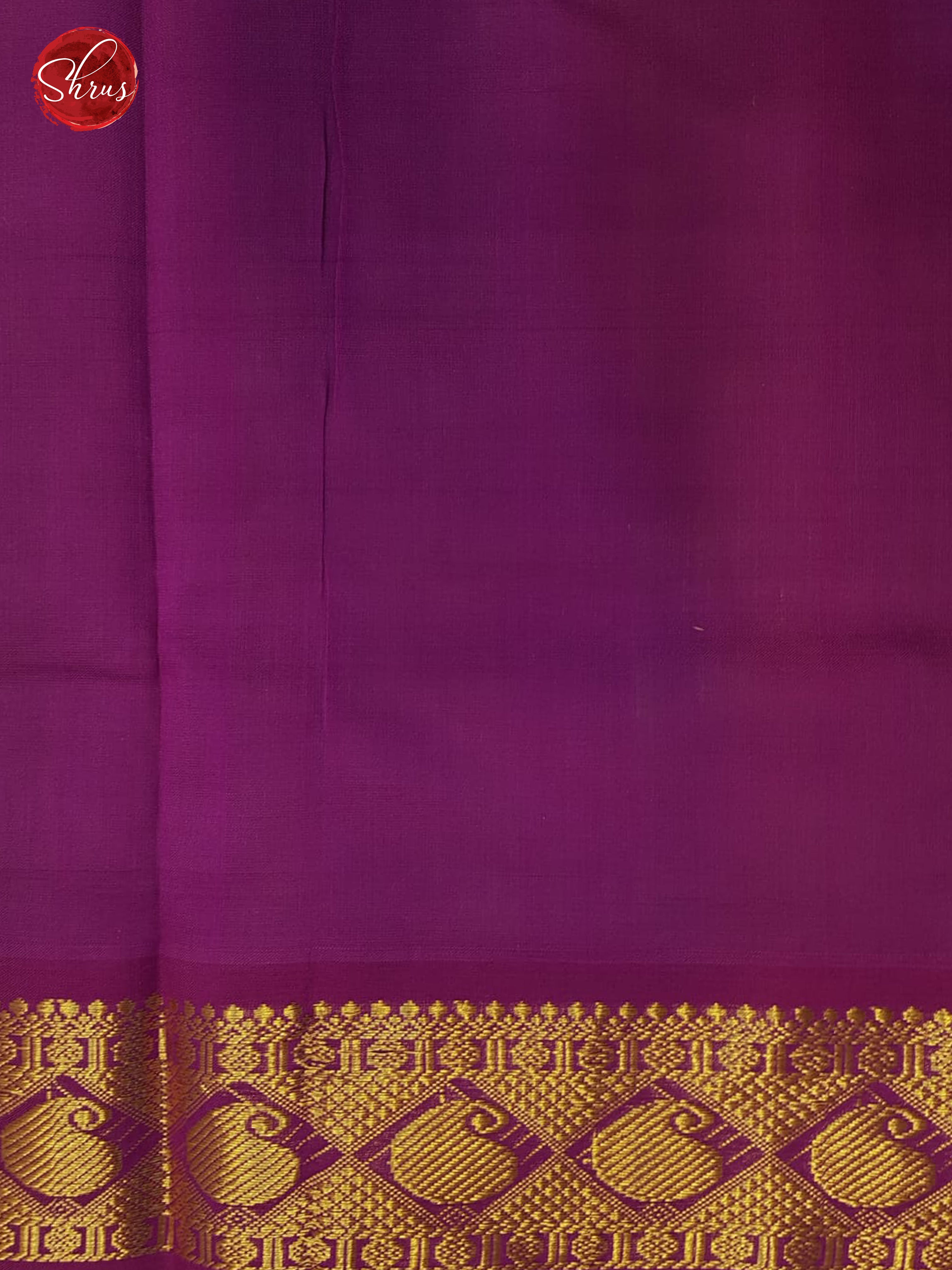 Green & Purple- Silkcotton-halfpure saree - Shop on ShrusEternity.com