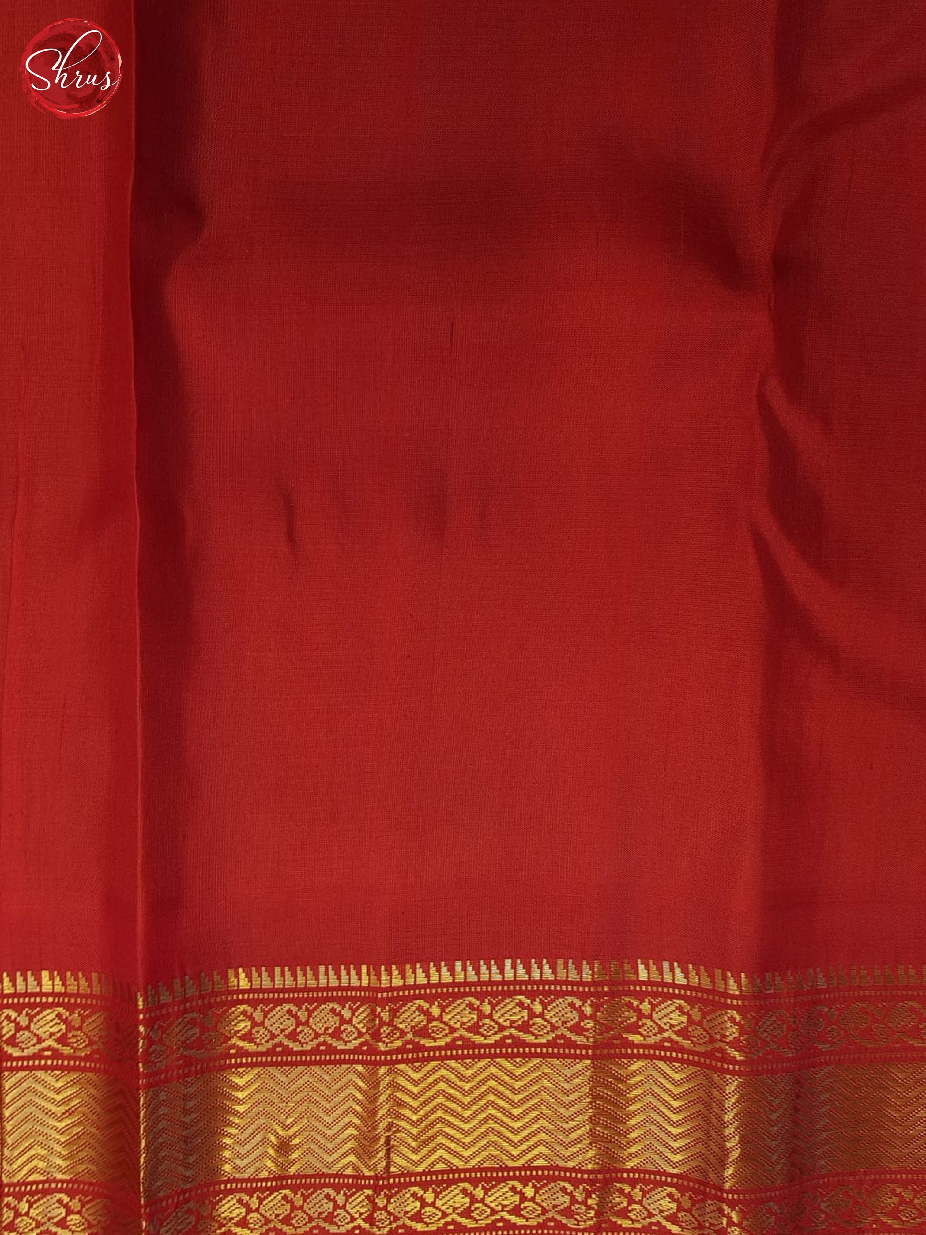 Black And Red- Gadwal Silk - Shop on ShrusEternity.com