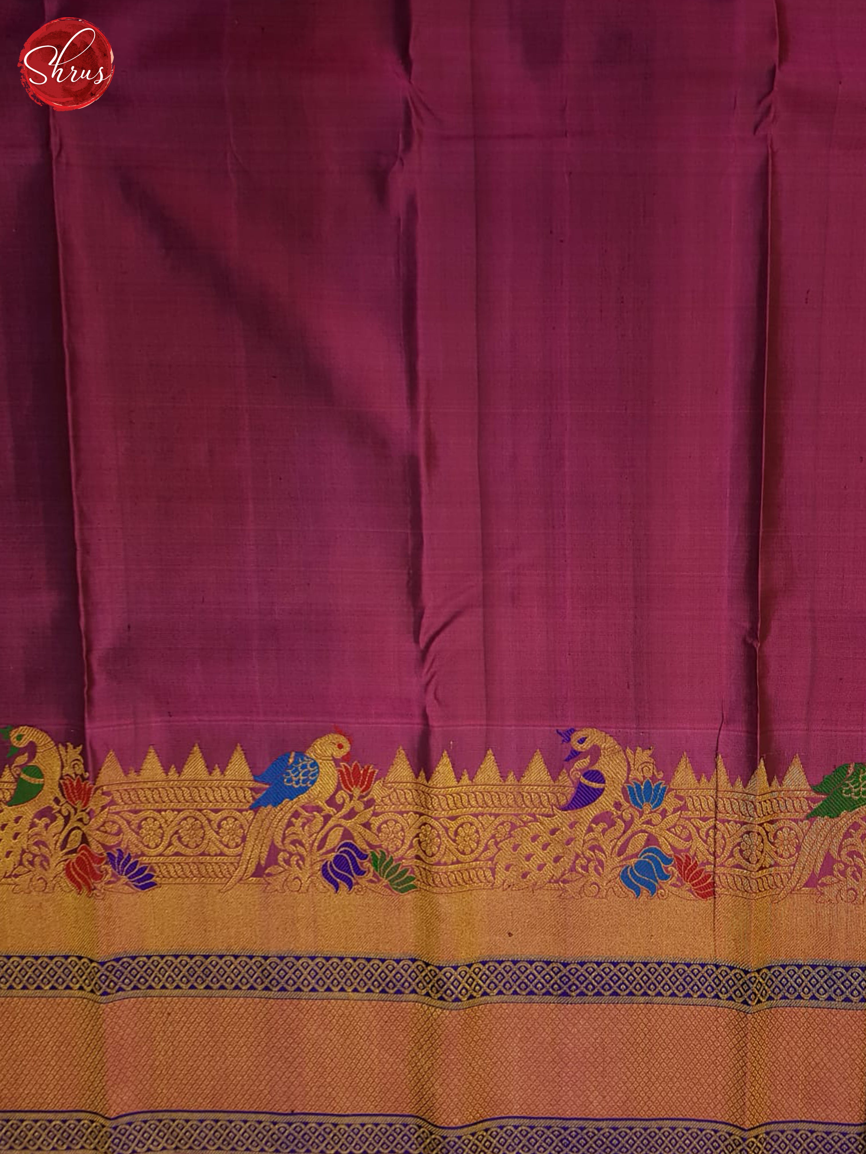 Green And Wine- Gadwal Silk - Shop on ShrusEternity.com