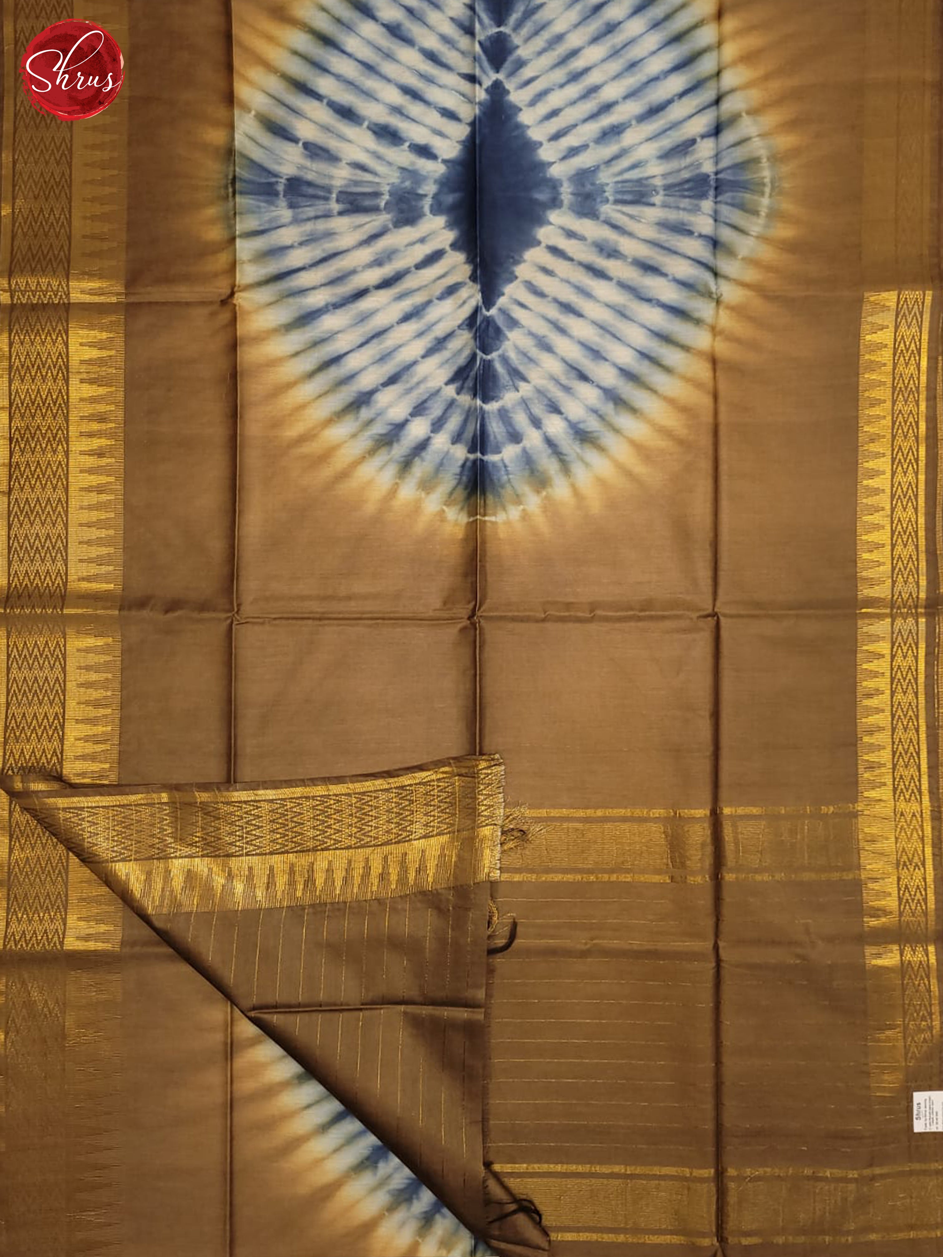 Brown(Single Tone) - semi tussar Saree - Shop on ShrusEternity.com