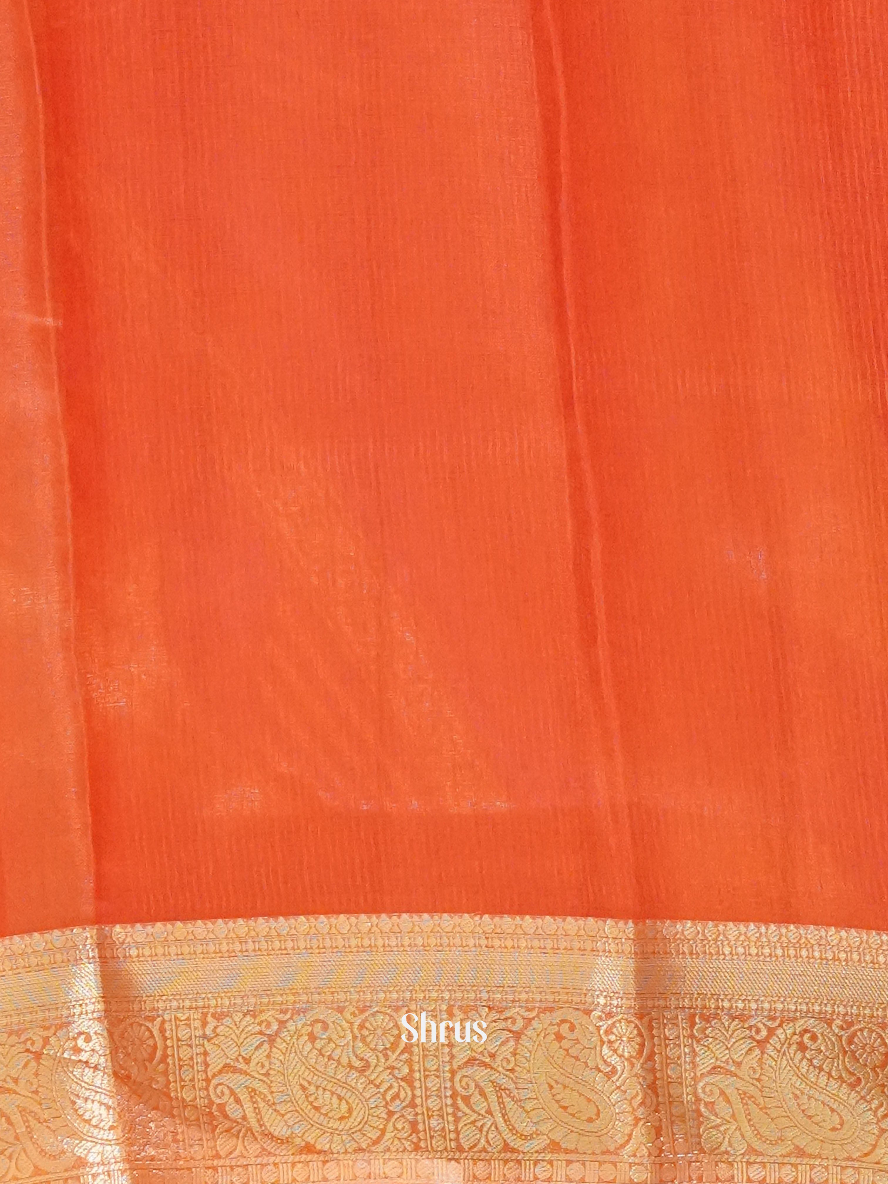 Pink & Grey- Semi Organza Saree - Shop on ShrusEternity.com