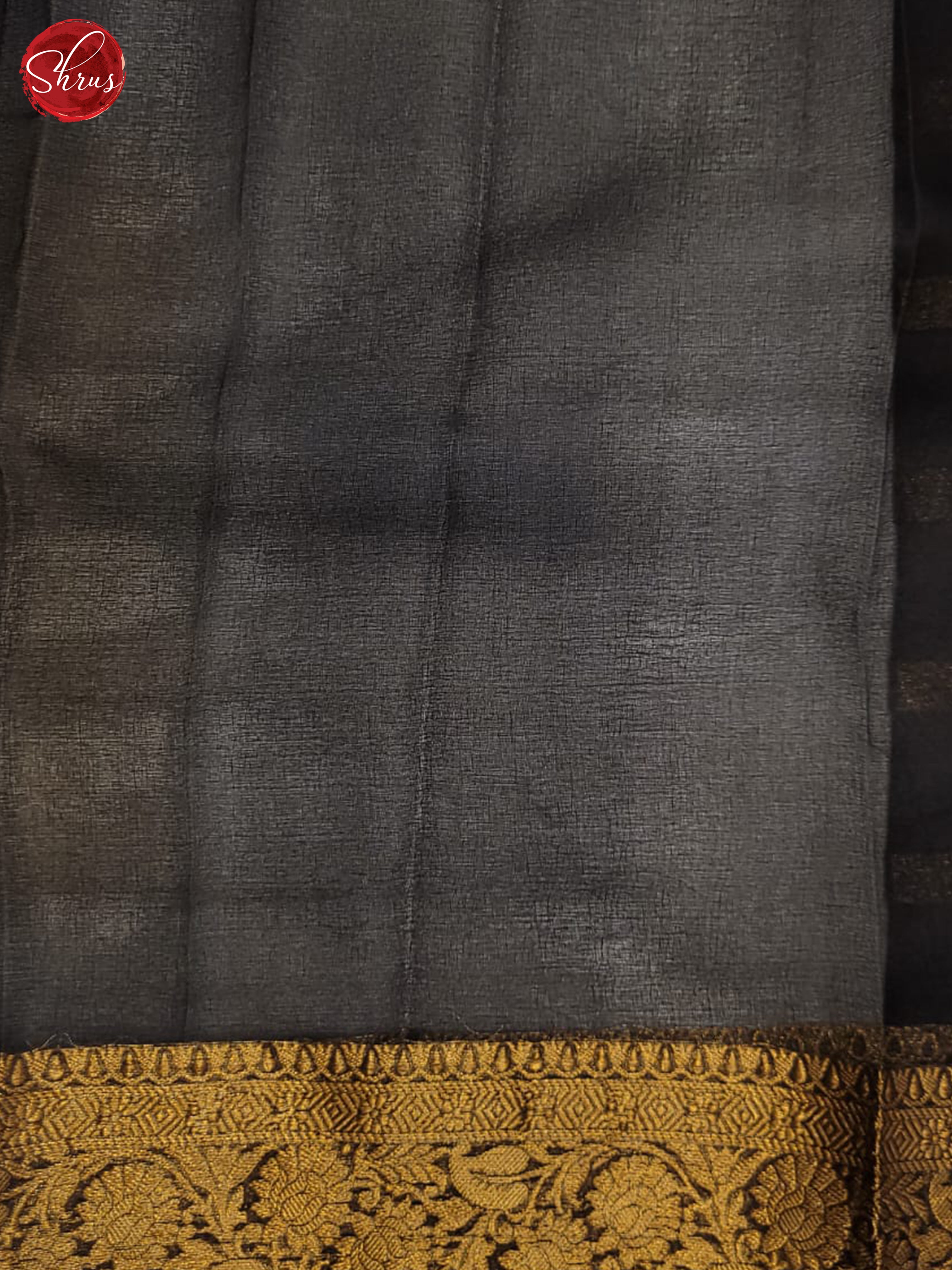 Black(Single Tone) - Semi Organza Saree - Shop on ShrusEternity.com