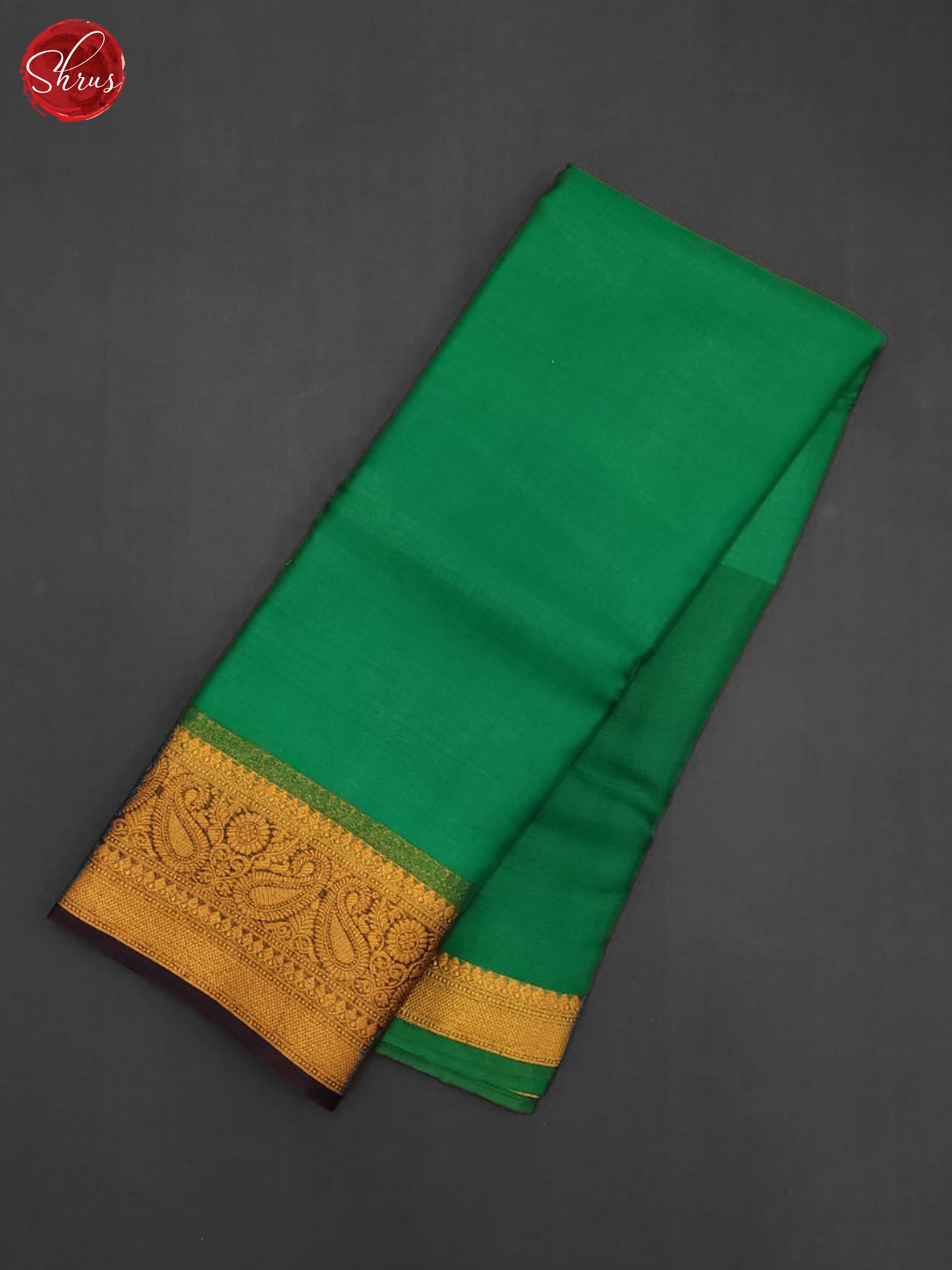 Green & Black - Semi Organza Saree - Shop on ShrusEternity.com