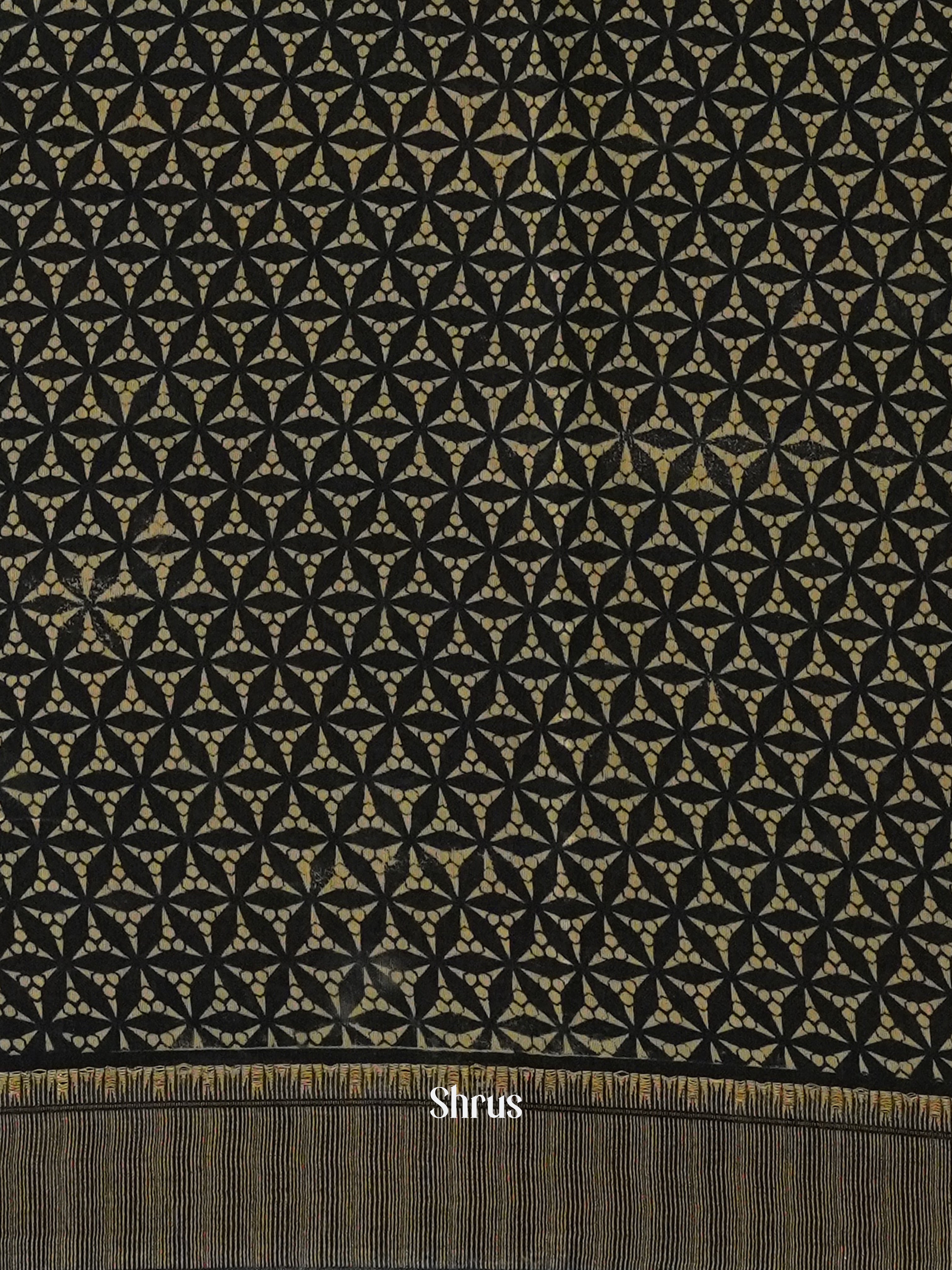 Brick & Blue - Semi Crepe Saree - Shop on ShrusEternity.com