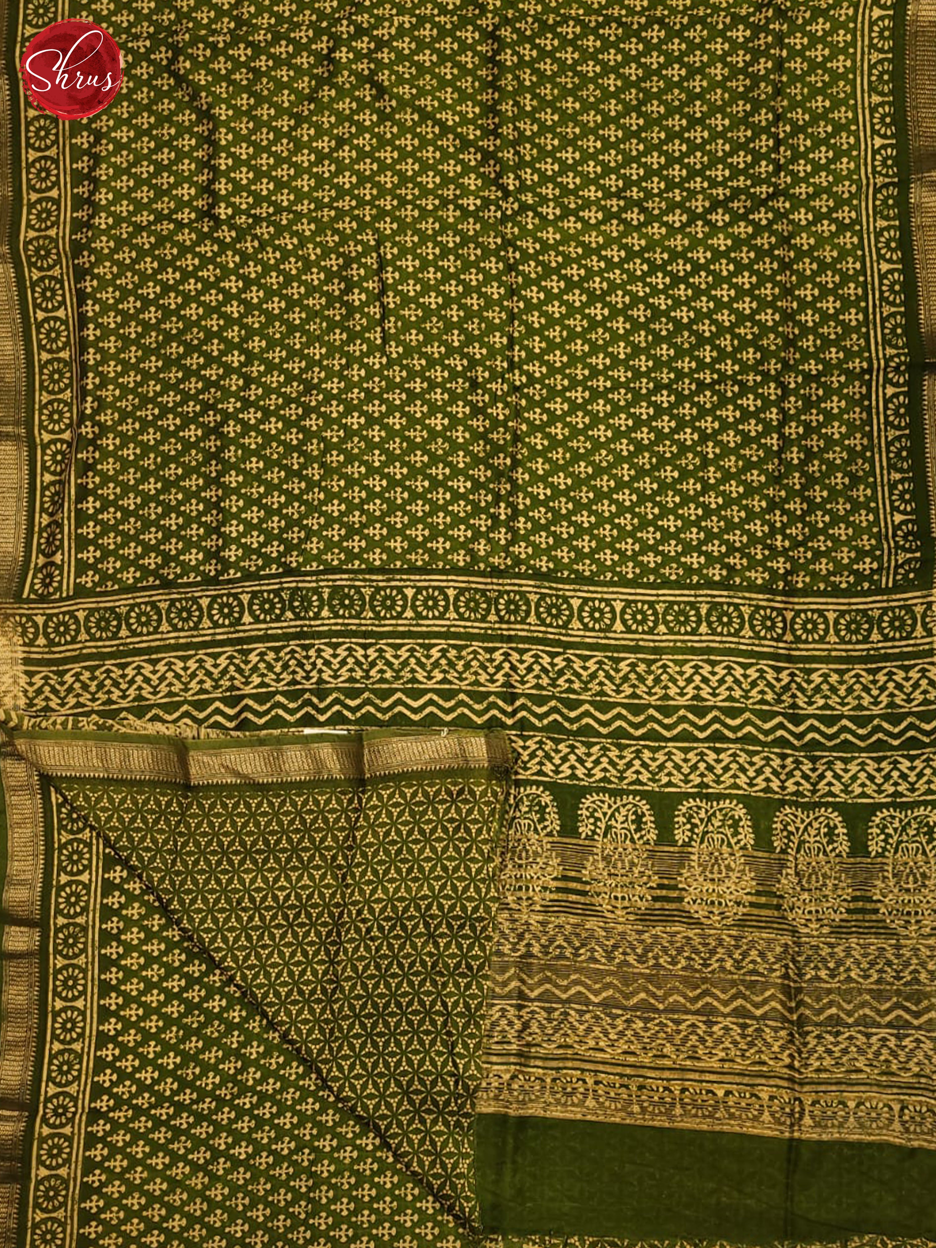 BES28210 - Semi Chanderi Saree - Shop on ShrusEternity.com