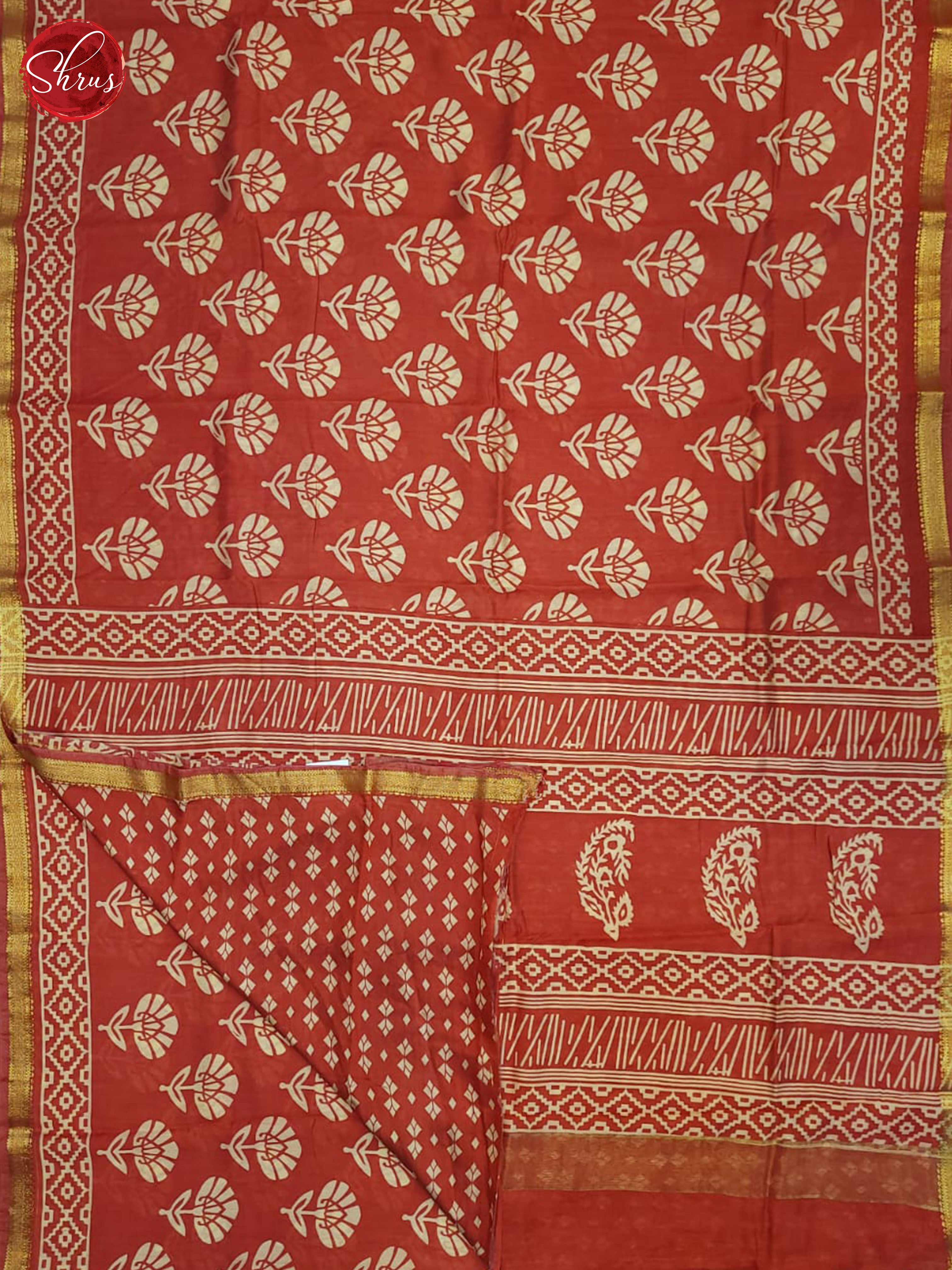 BES28211 - Semi Chanderi Saree - Shop on ShrusEternity.com