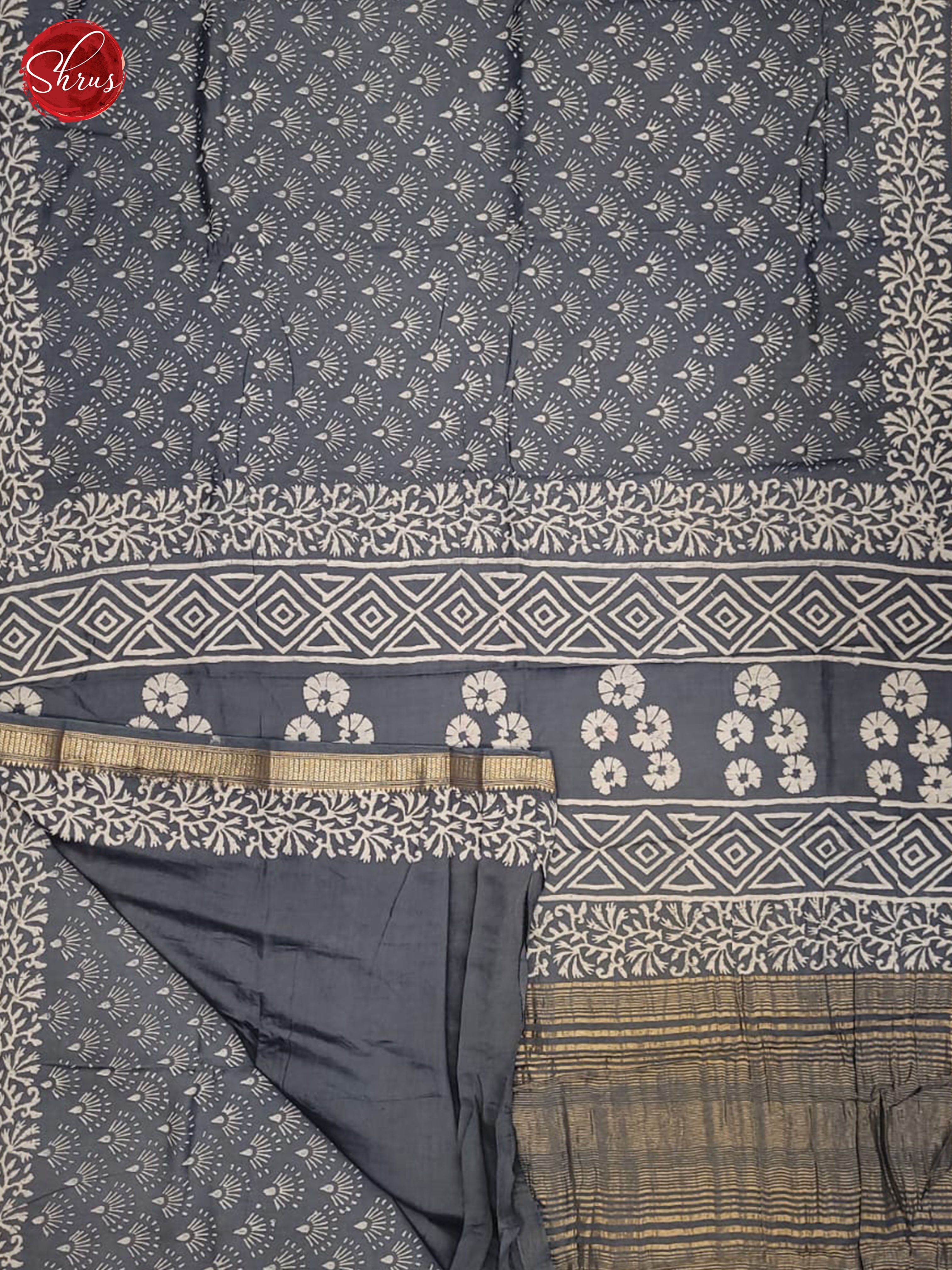 BES28226 - Semi Chanderi Saree - Shop on ShrusEternity.com