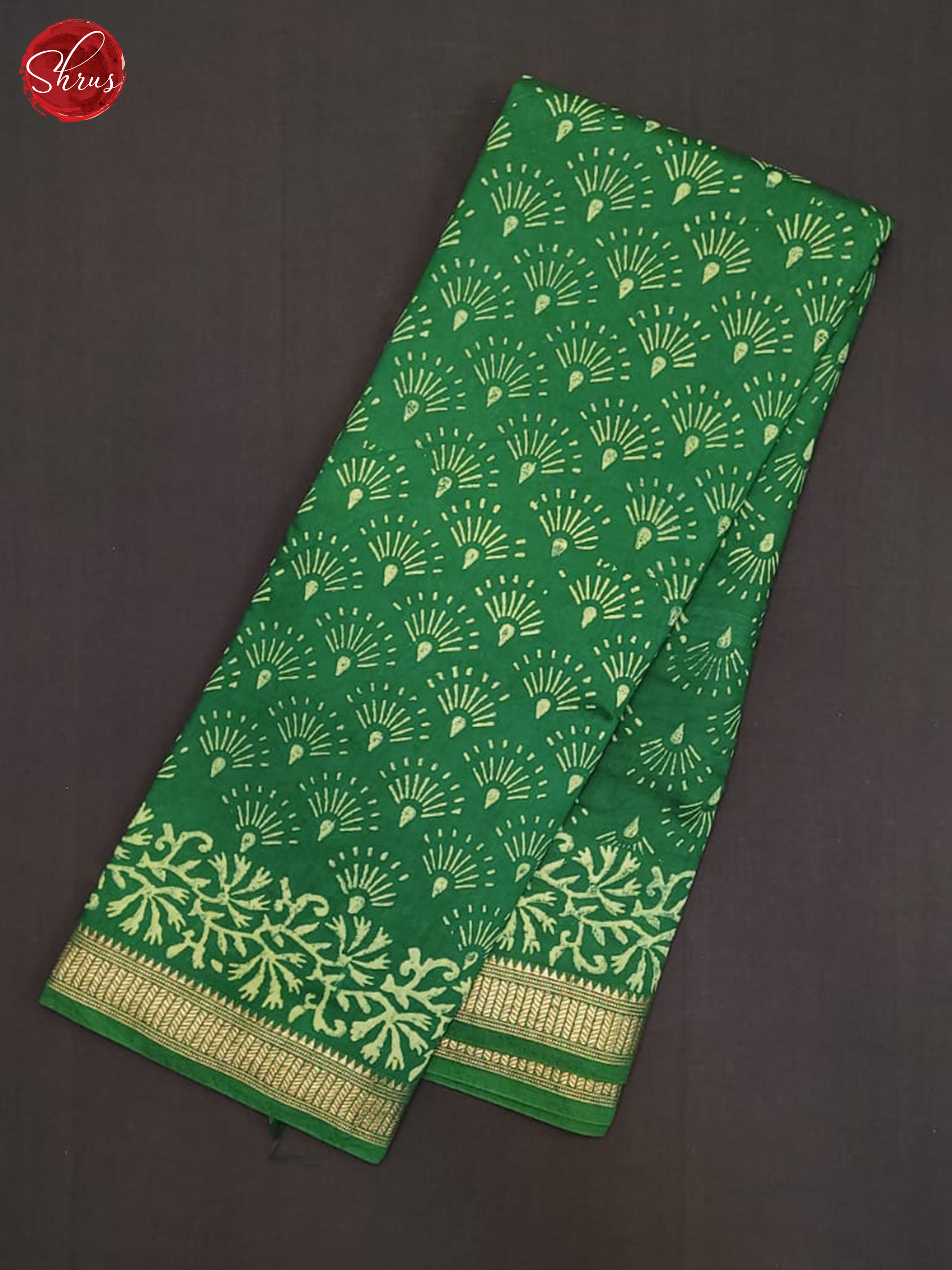 BES28227 - Semi Chanderi Saree - Shop on ShrusEternity.com
