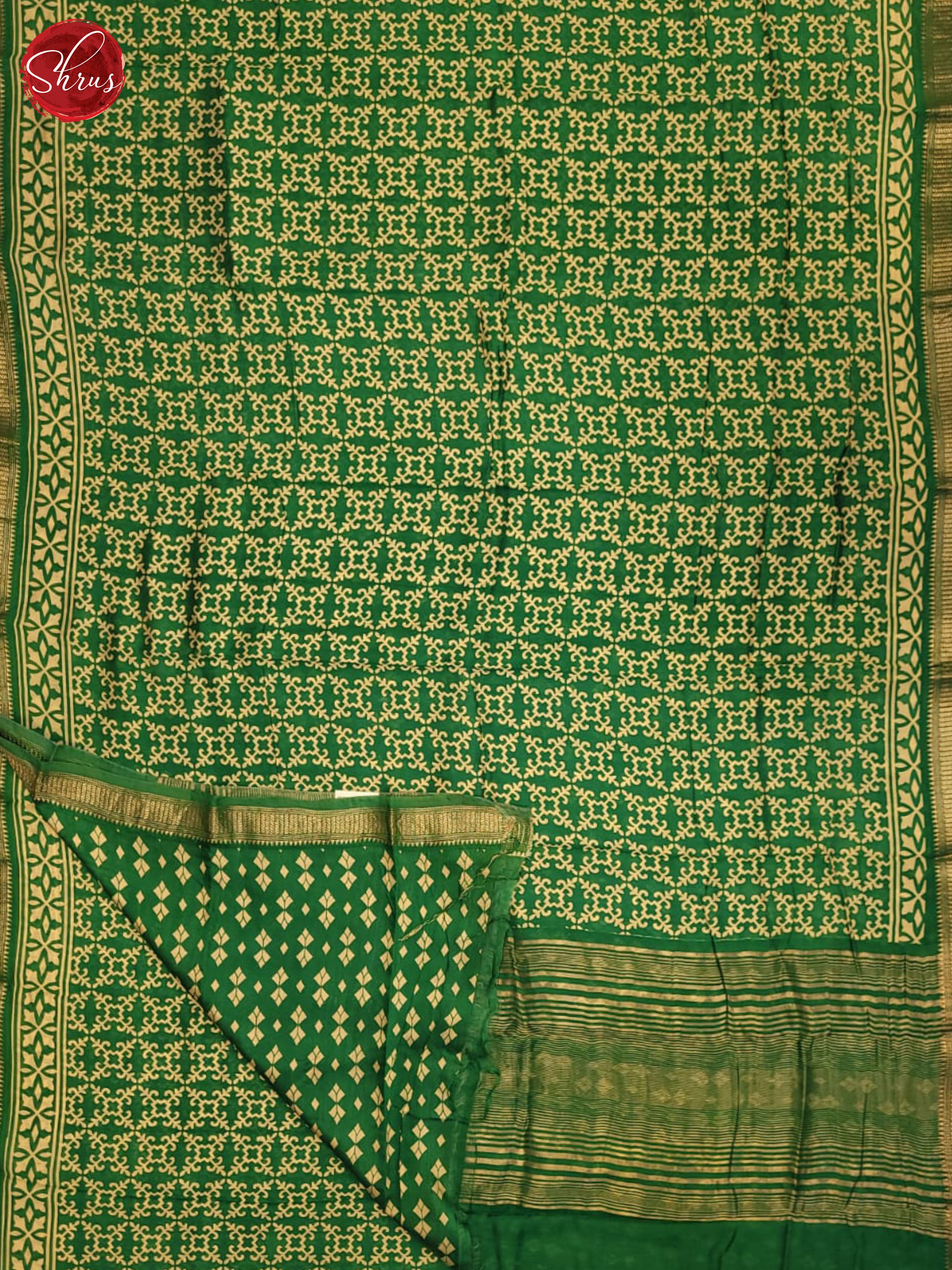 BES28242 - Semi Chanderi Saree - Shop on ShrusEternity.com