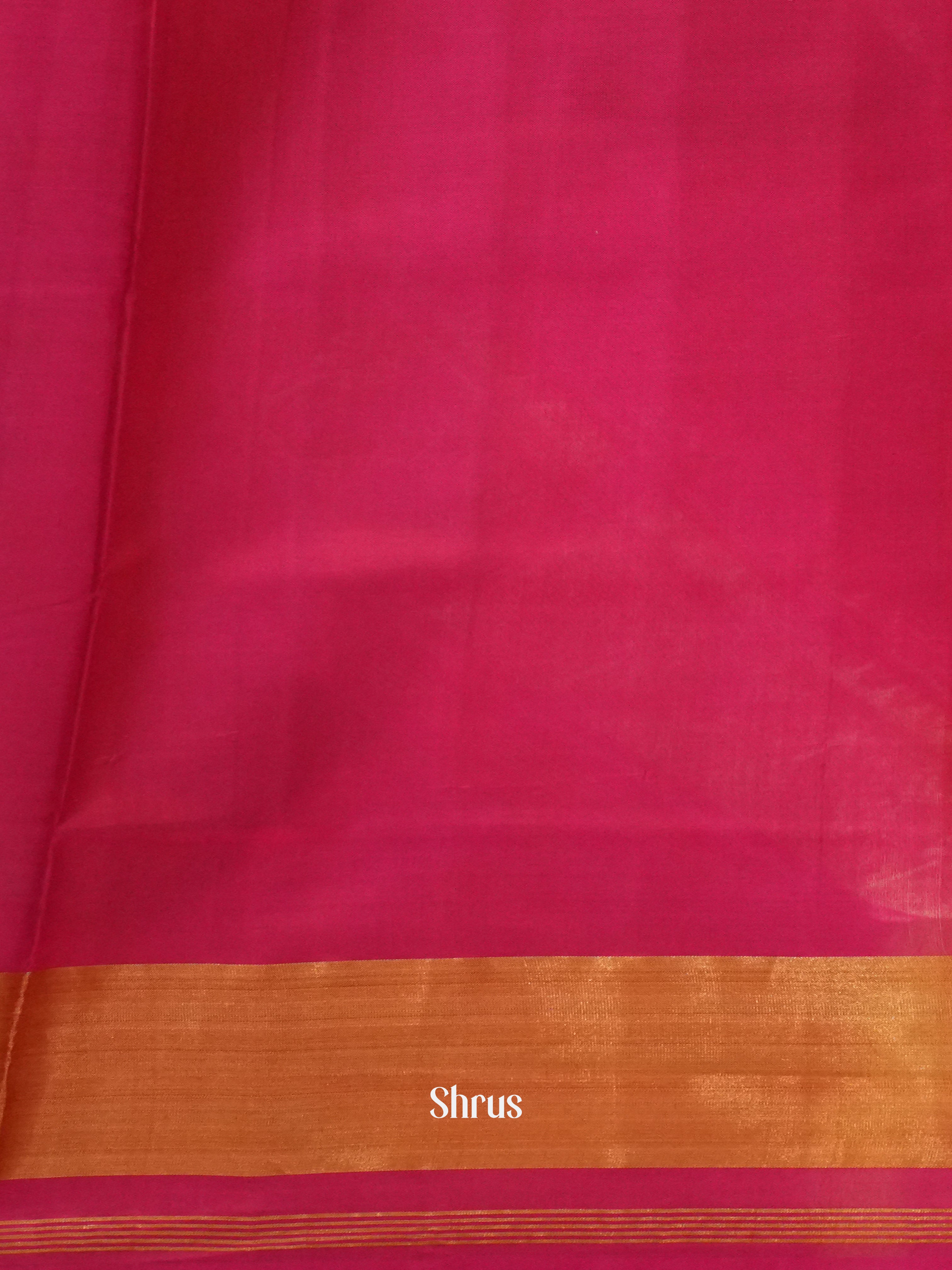 pink(Single Tone)- Ikkat Silk Saree - Shop on ShrusEternity.com