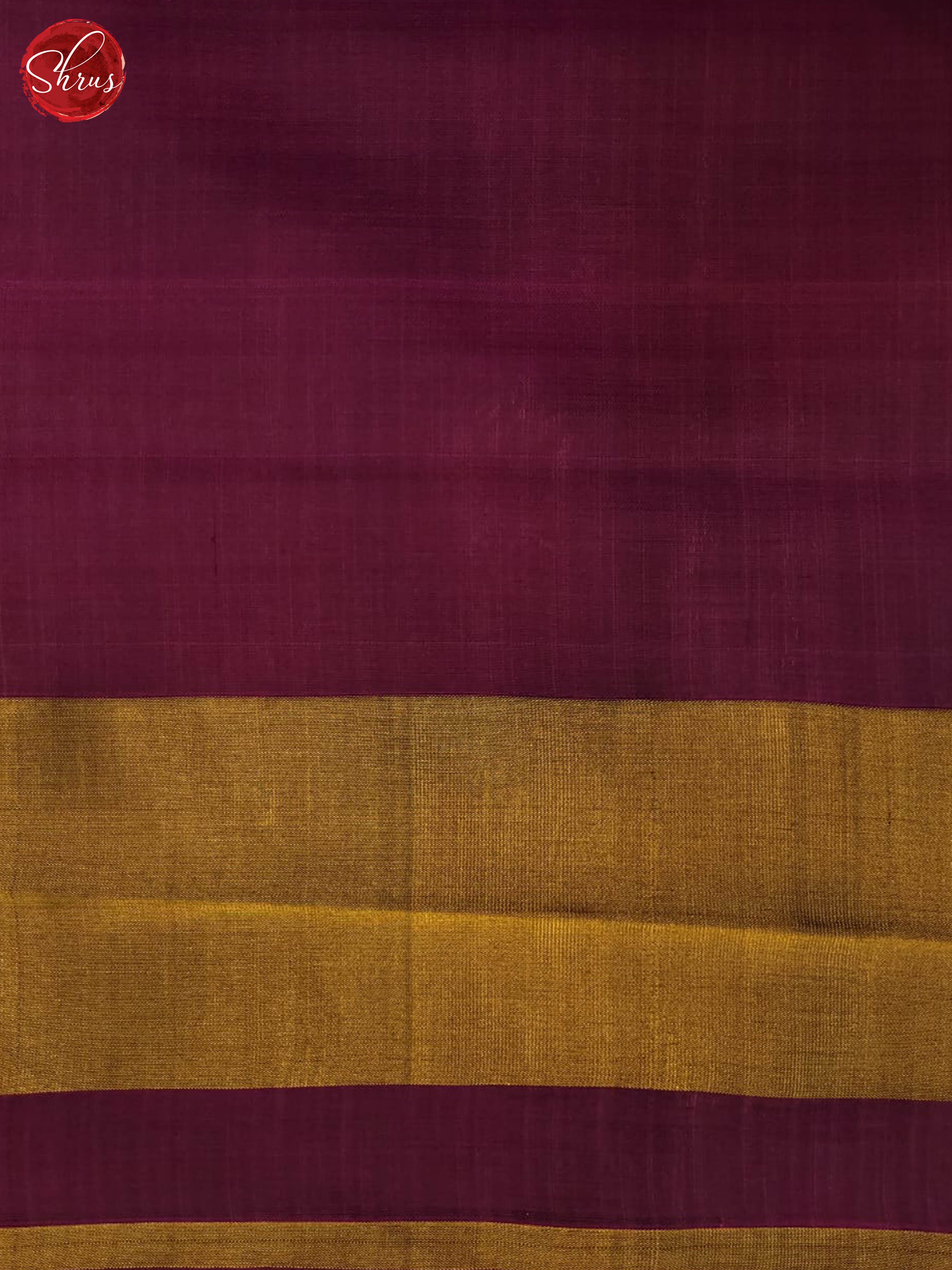 majenta pink & Green - Ikkat Silk Saree - Shop on ShrusEternity.com