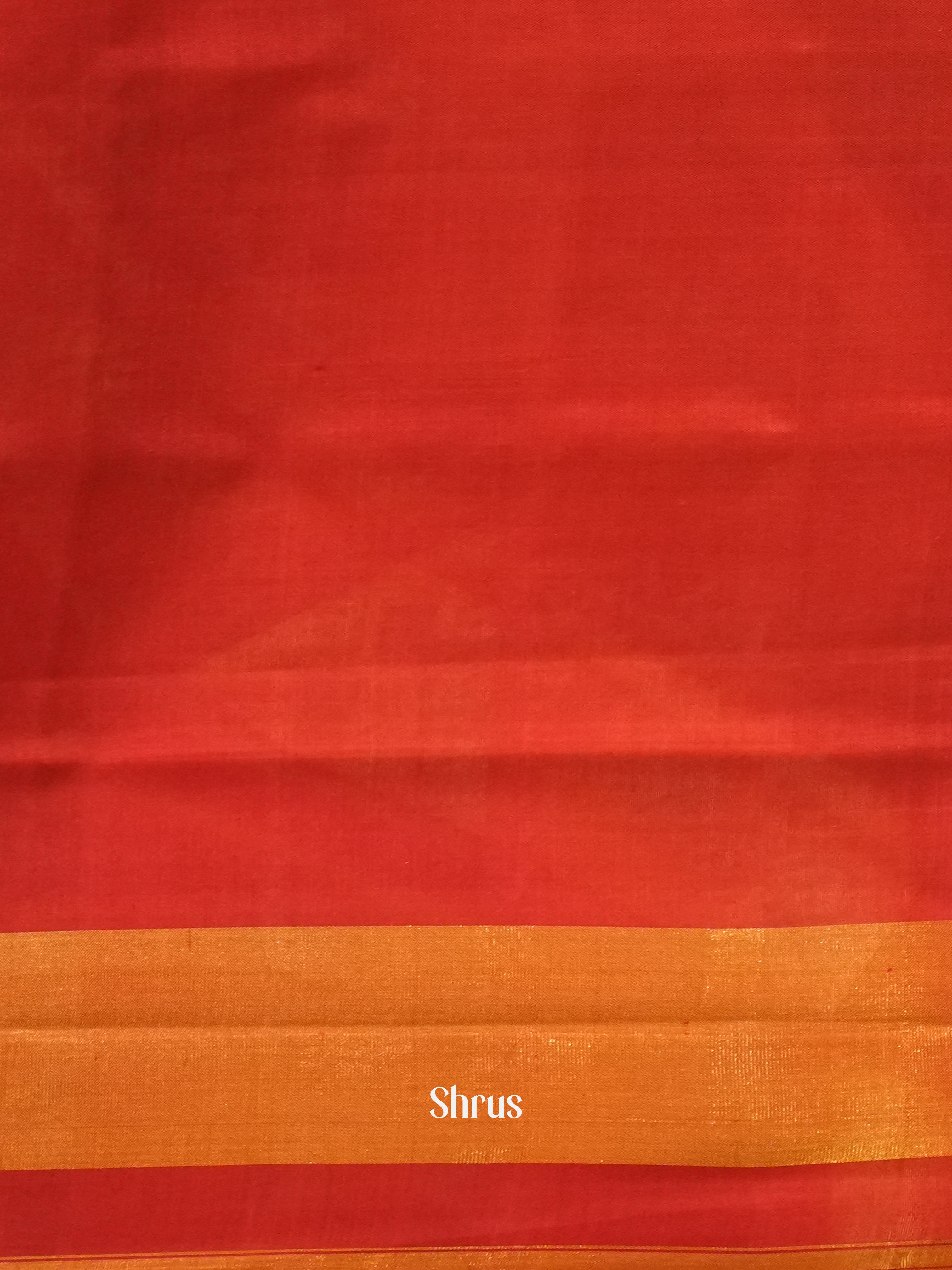 Green & Red - Ikkat Silk Saree - Shop on ShrusEternity.com