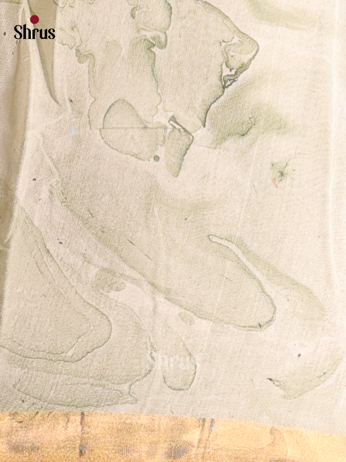 olive green - Semi Chanderi - BES3033 - Shop on ShrusEternity.com