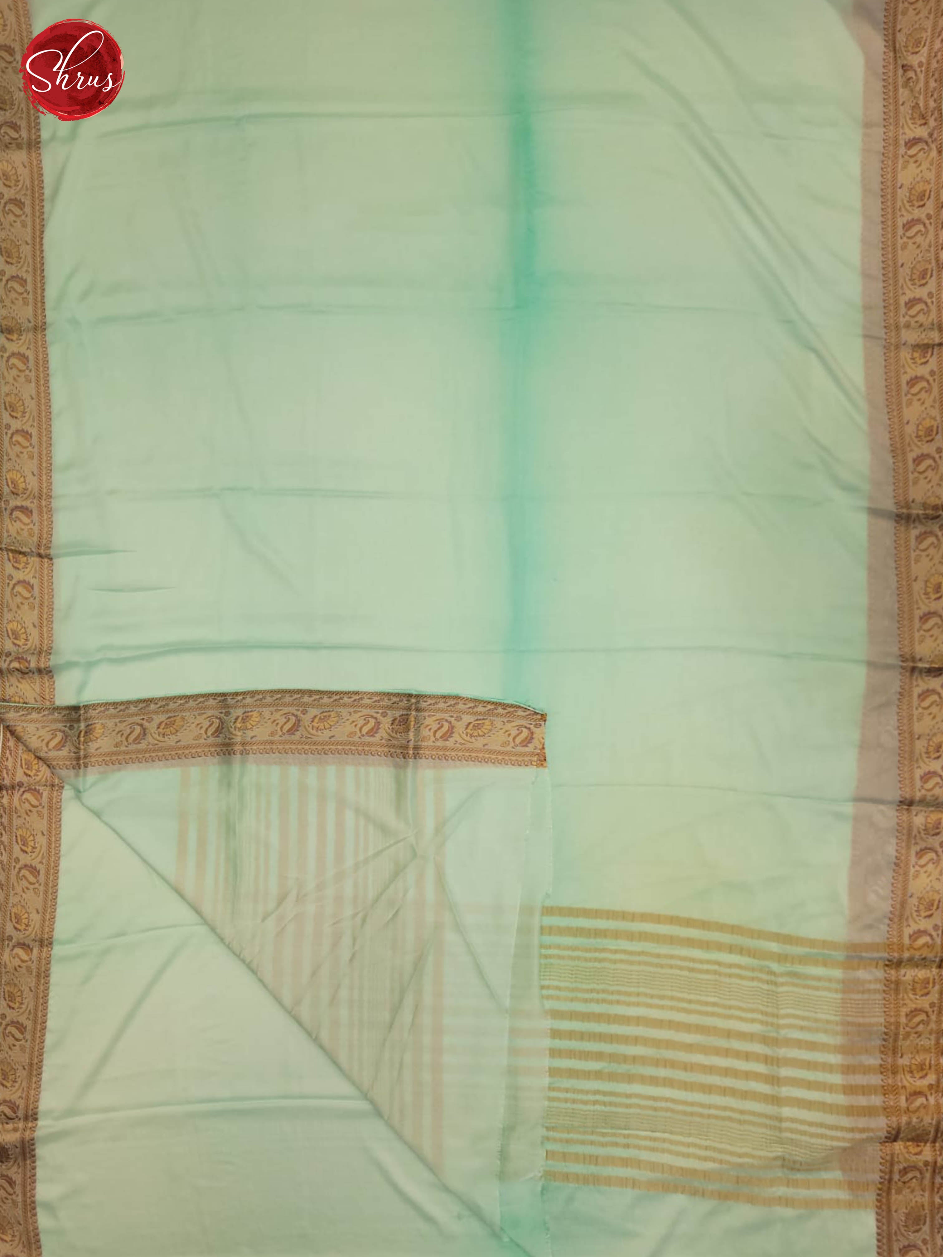 Ice Green(Single Tone)- Semi Mysore Silk Saree - Shop on ShrusEternity.com