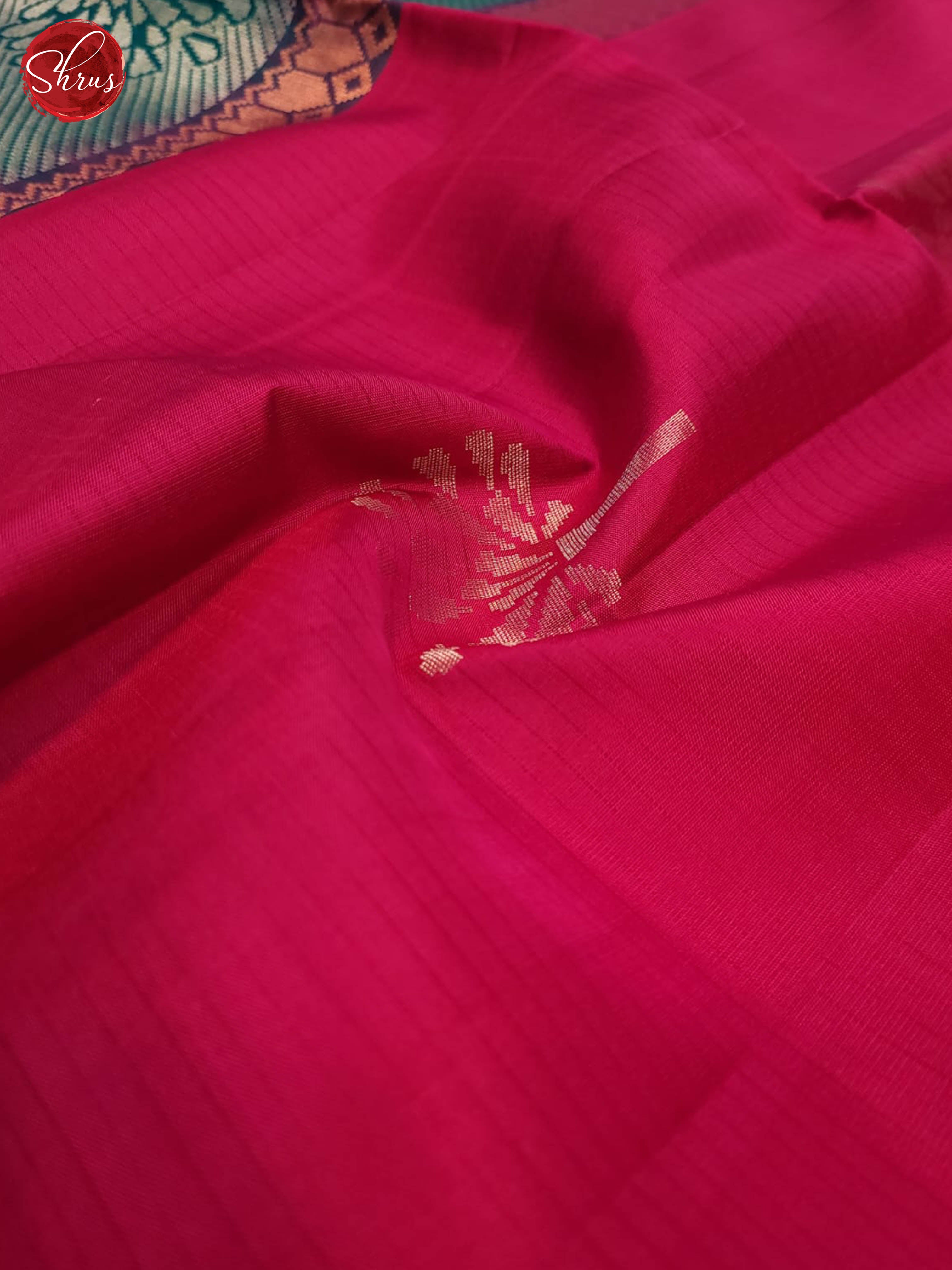 pink and Green - Soft silk saree - Shop on ShrusEternity.com
