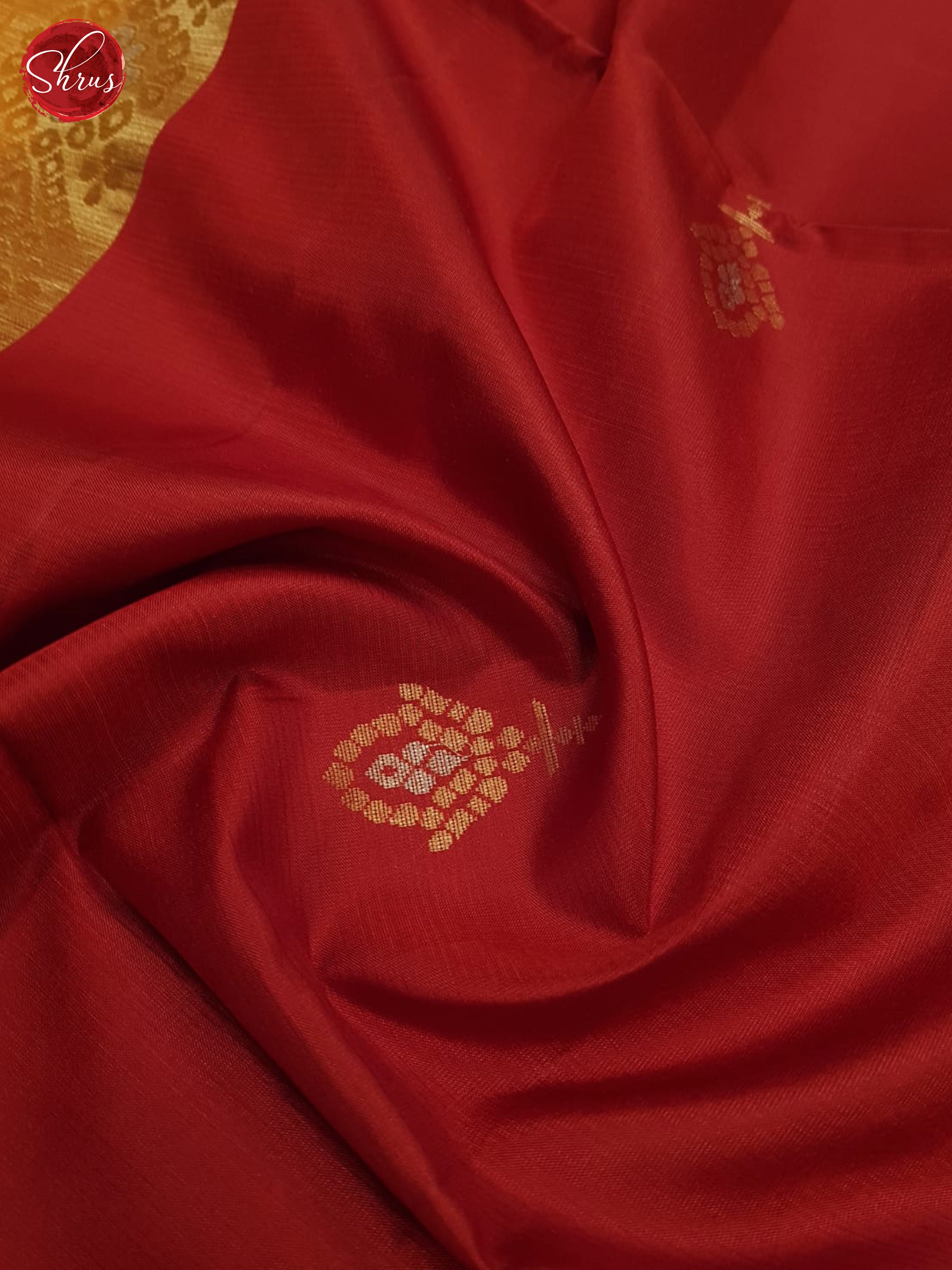 Red And Orange-Soft Silk Sraee - Shop on ShrusEternity.com