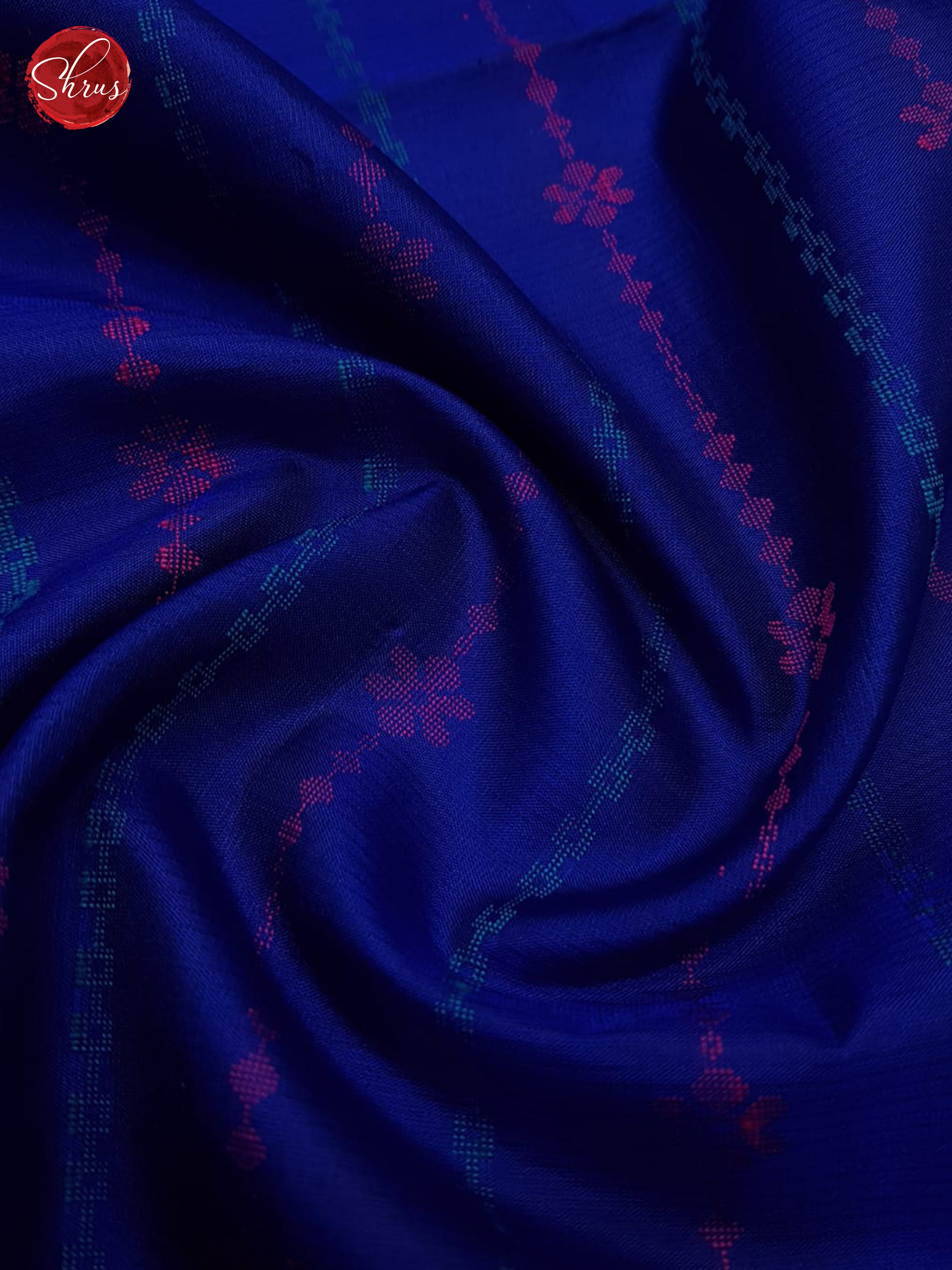 Blue And Yellow-Soft silk saree - Shop on ShrusEternity.com