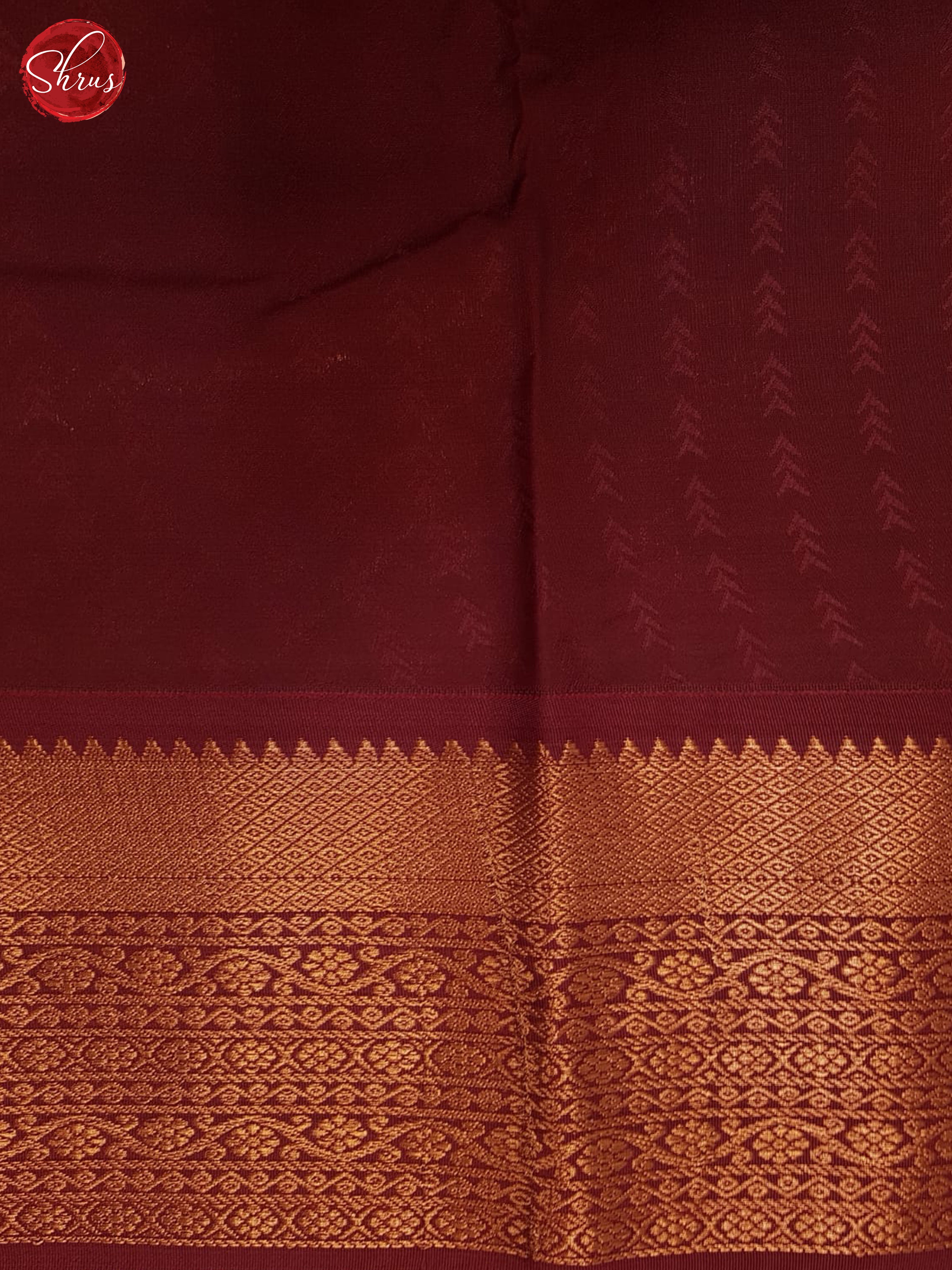 Green & Maroon - Semi Kanchipuram Saree - Shop on ShrusEternity.com