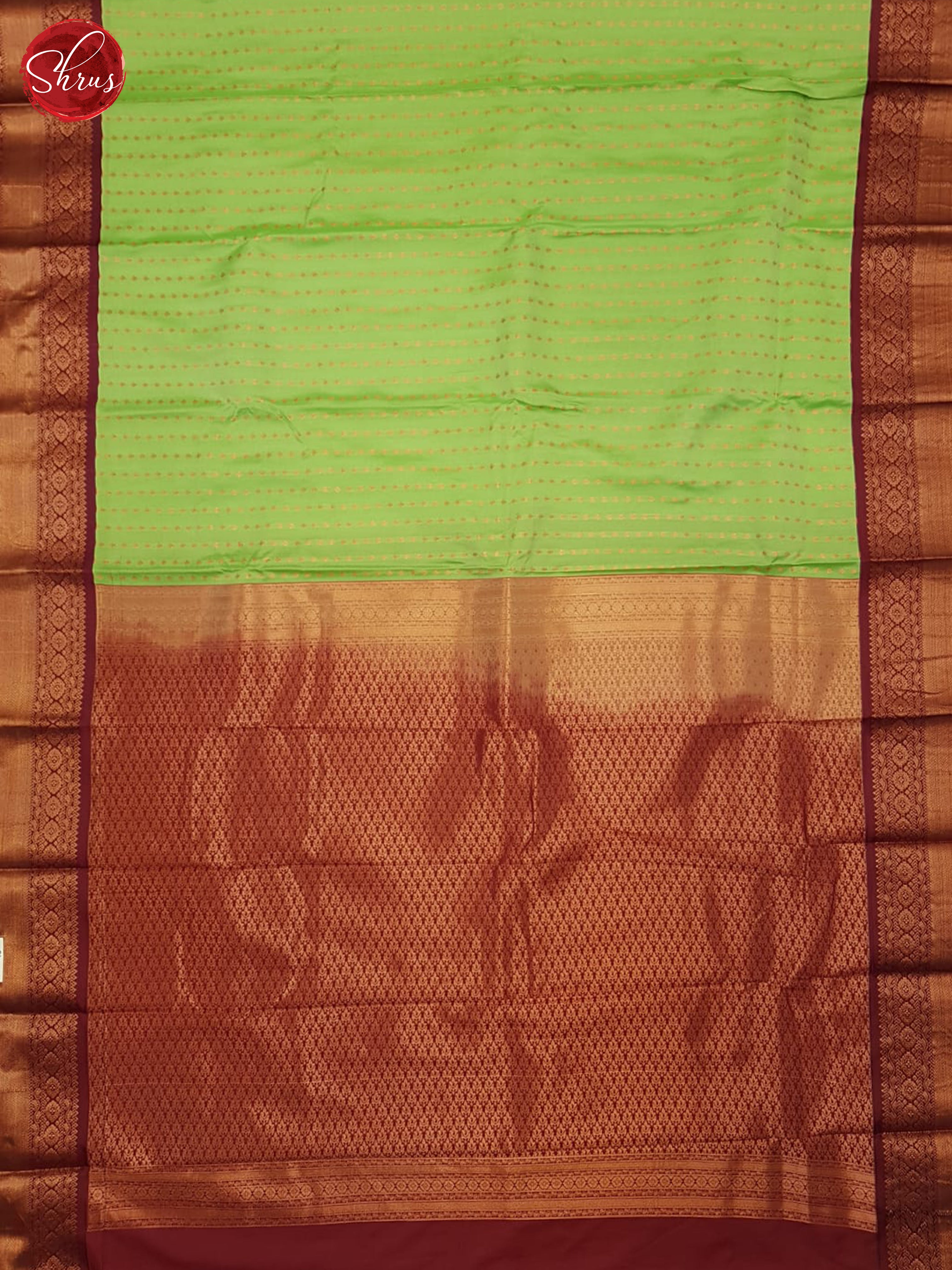 BFS26391 - Semi Kanchipuram Saree - Shop on ShrusEternity.com