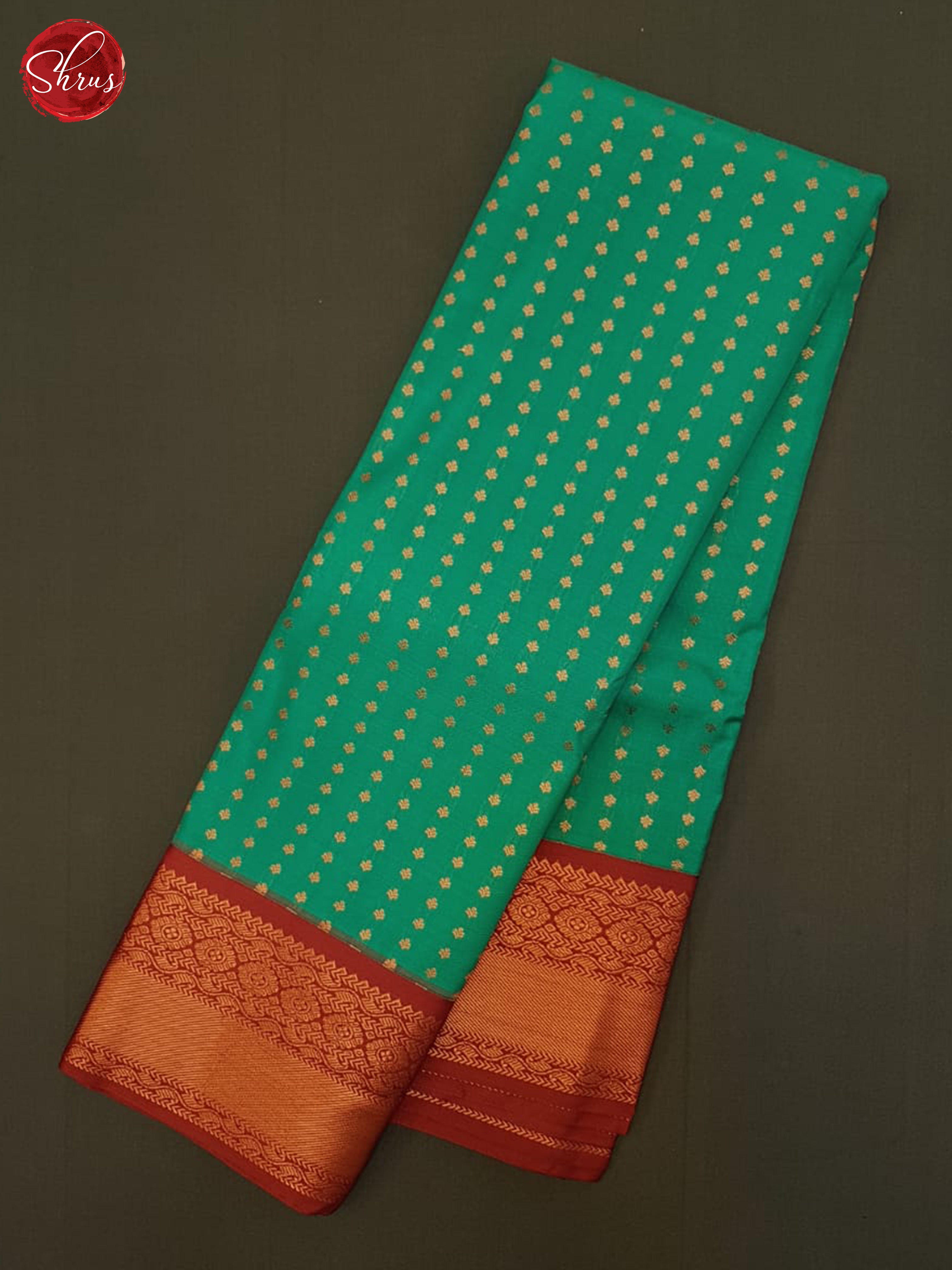 BFS26403 - Semi Kanchipuram Saree - Shop on ShrusEternity.com