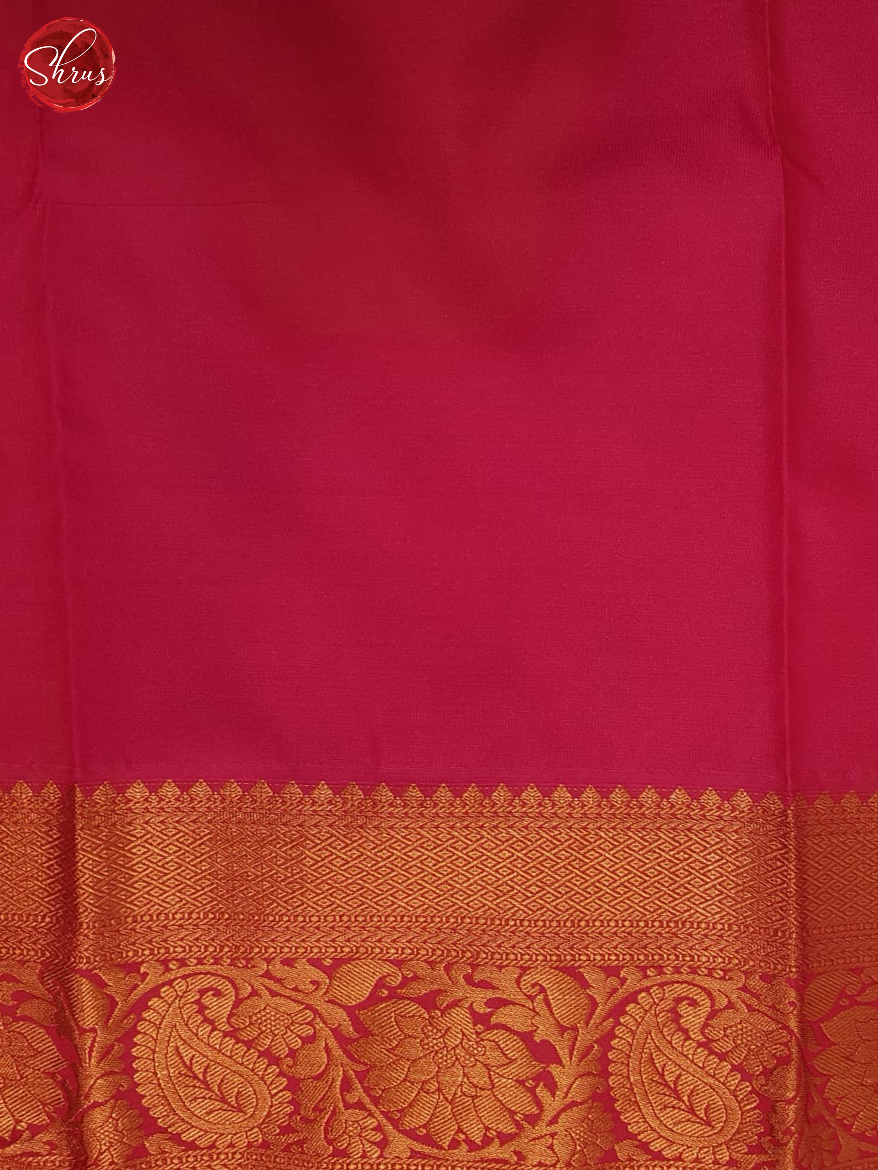 Green & Pink - Semi Kanchipuram Saree - Shop on ShrusEternity.com