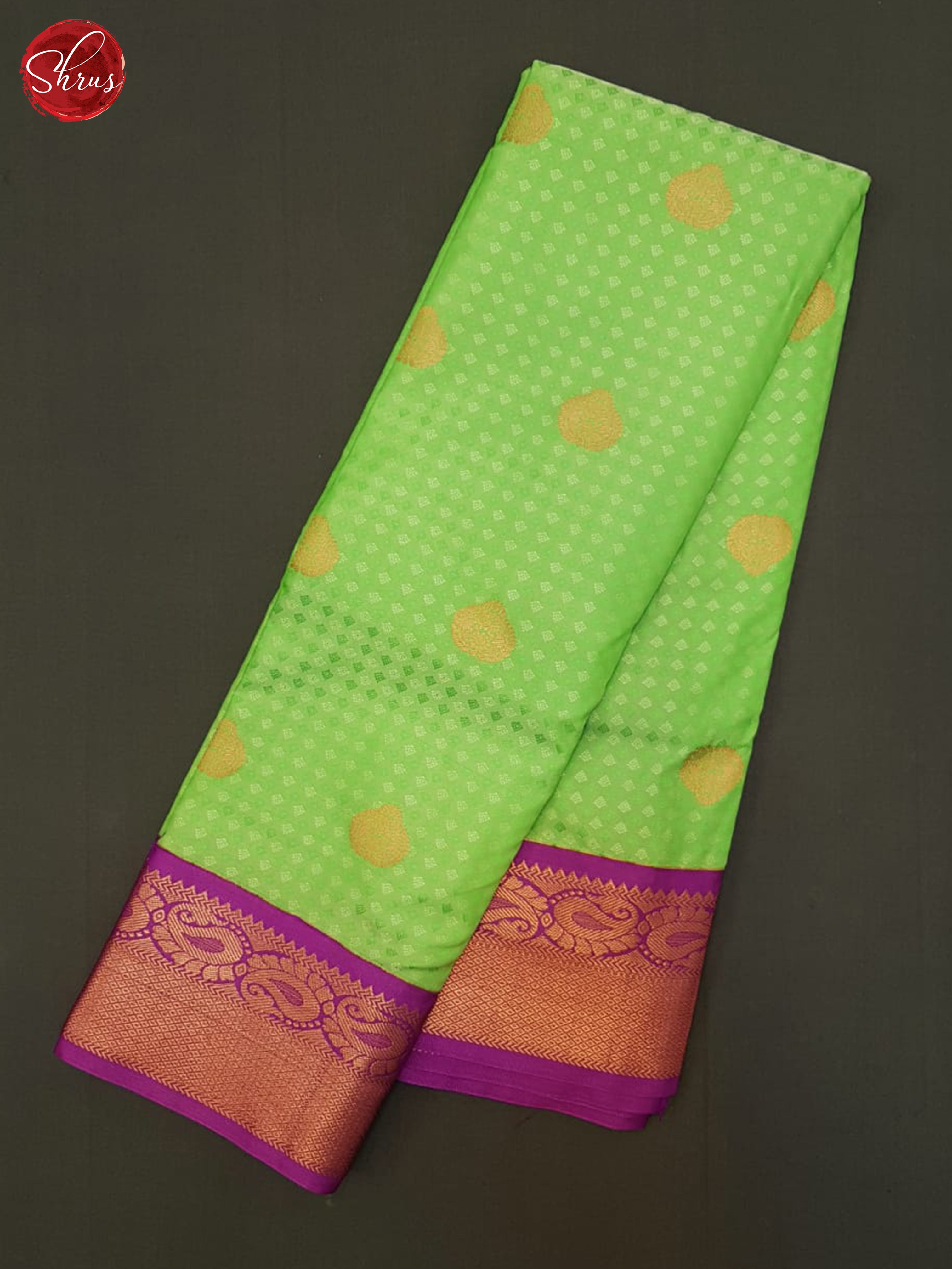 BFS26481 - Semi Kanchipuram Saree - Shop on ShrusEternity.com