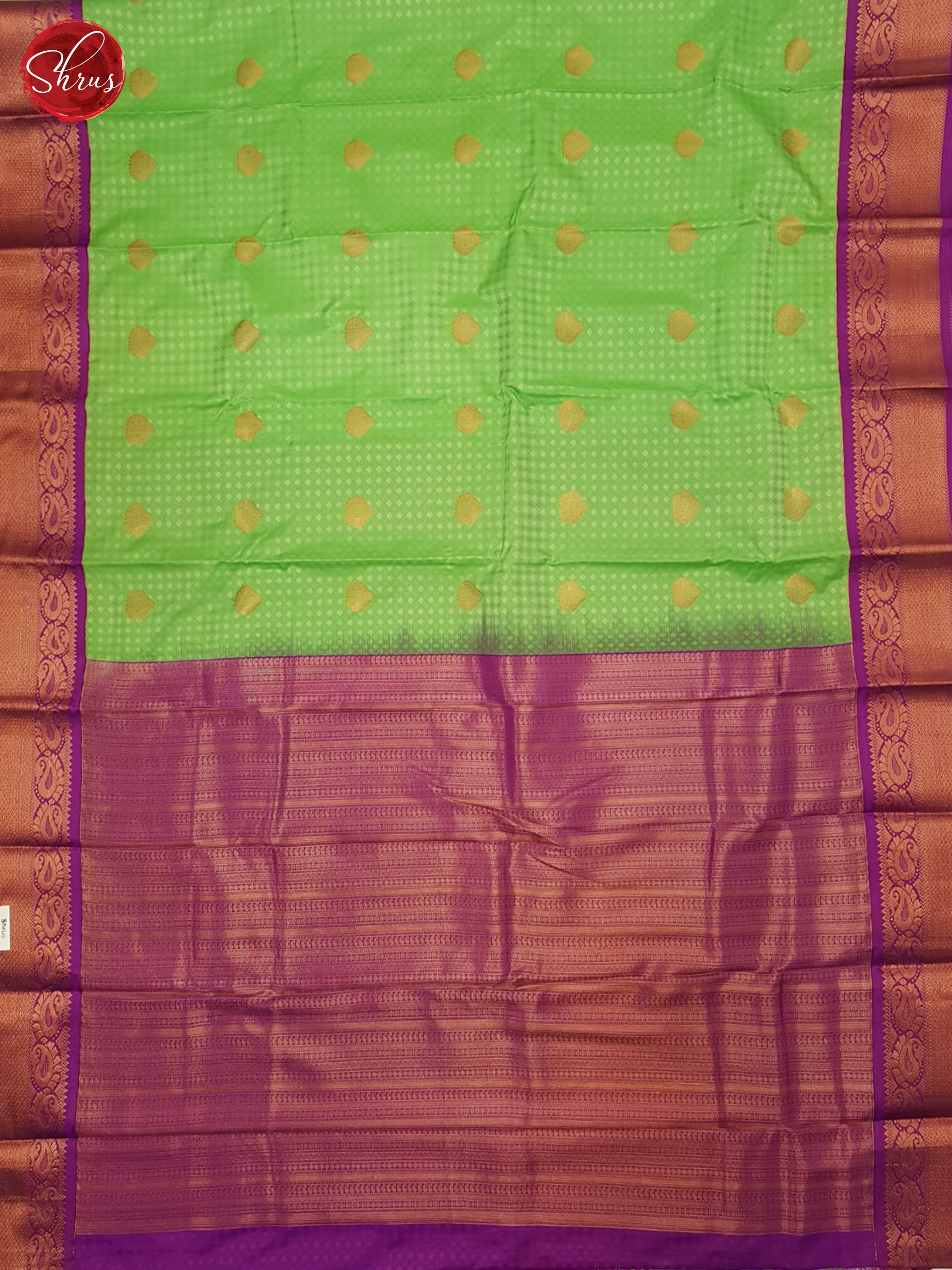 BFS26481 - Semi Kanchipuram Saree - Shop on ShrusEternity.com