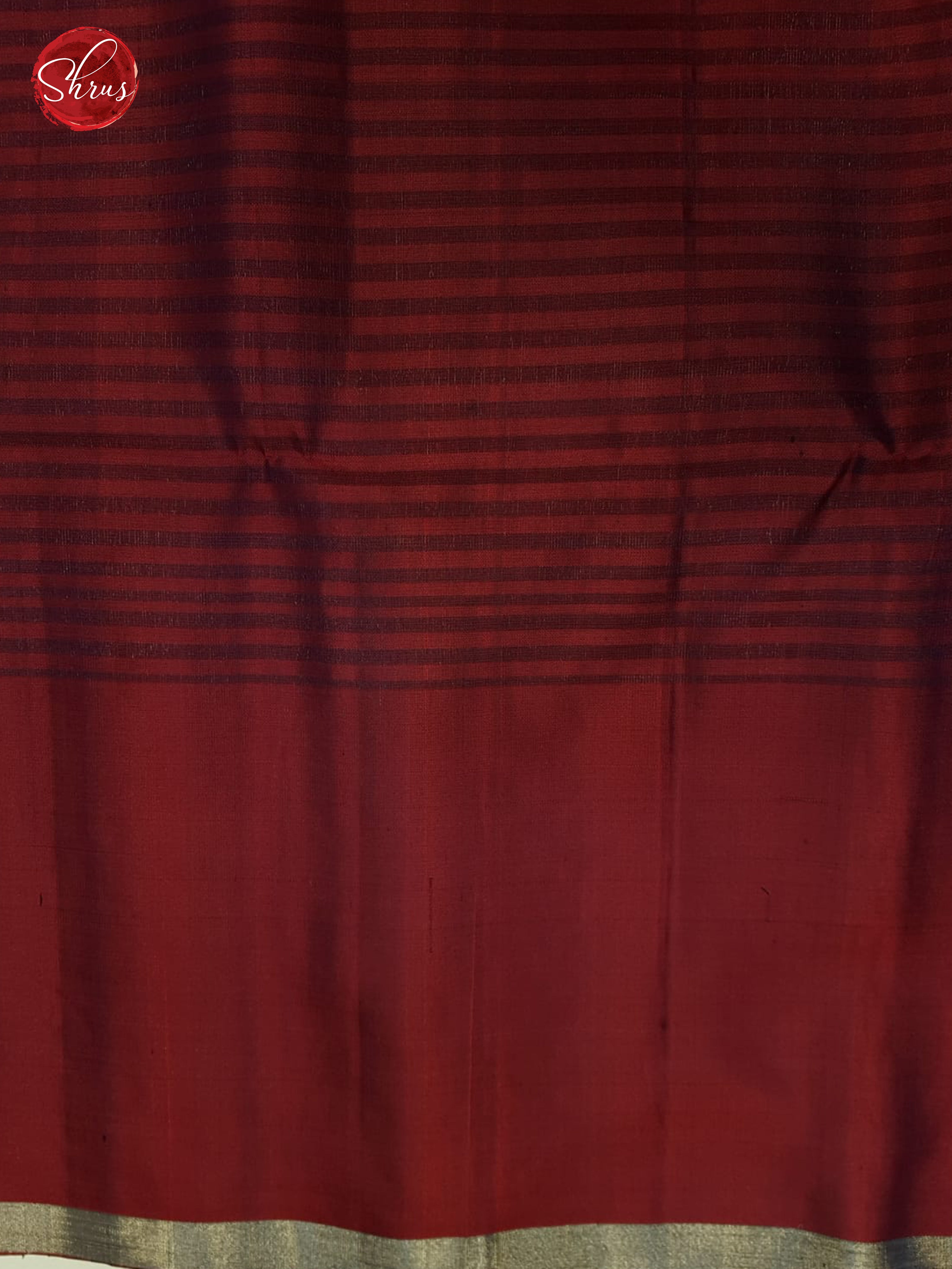 Blue & Maroon- Soft Silk Saree - Shop on ShrusEternity.com