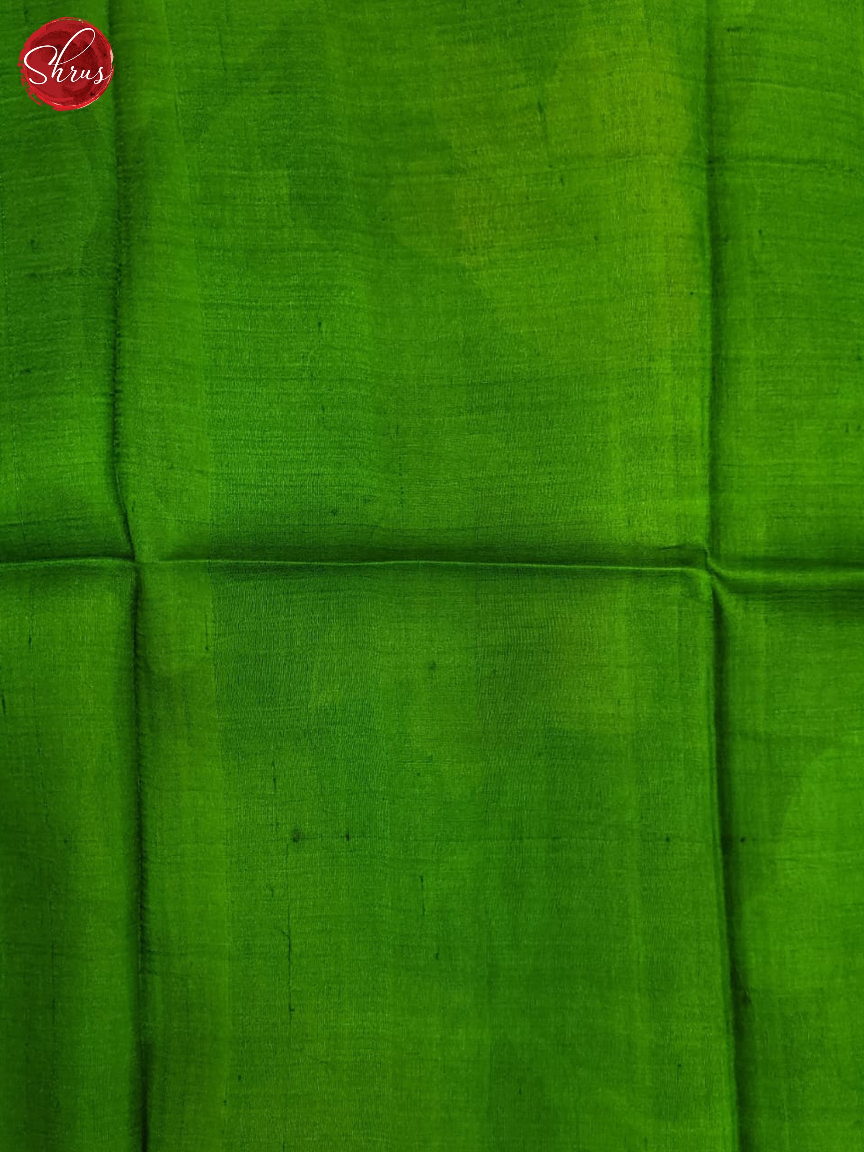 Cream & Green - Murshidabad Silk Saree - Shop on ShrusEternity.com