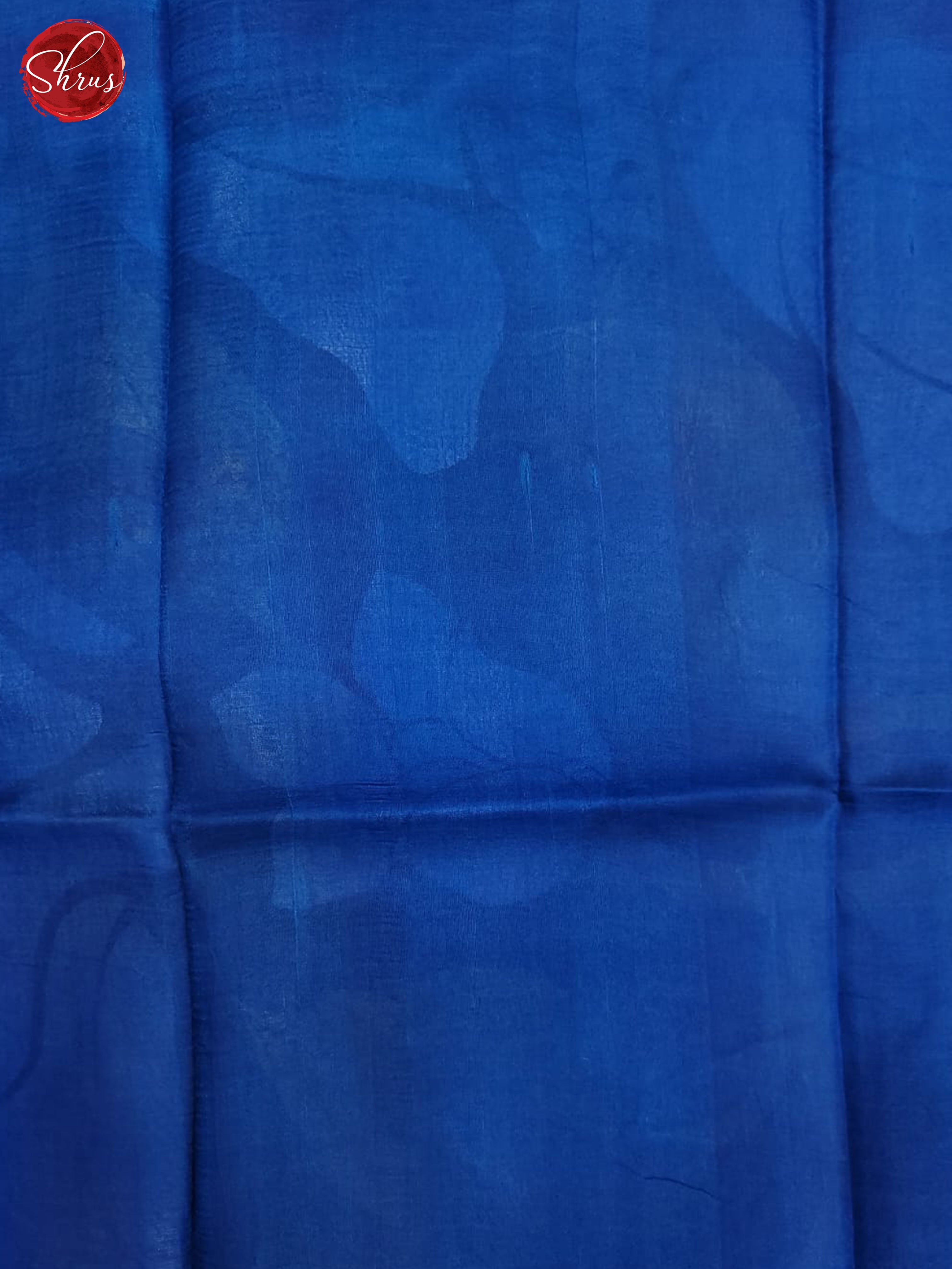 Cream & Blue- Murshidabad Silk Saree - Shop on ShrusEternity.com