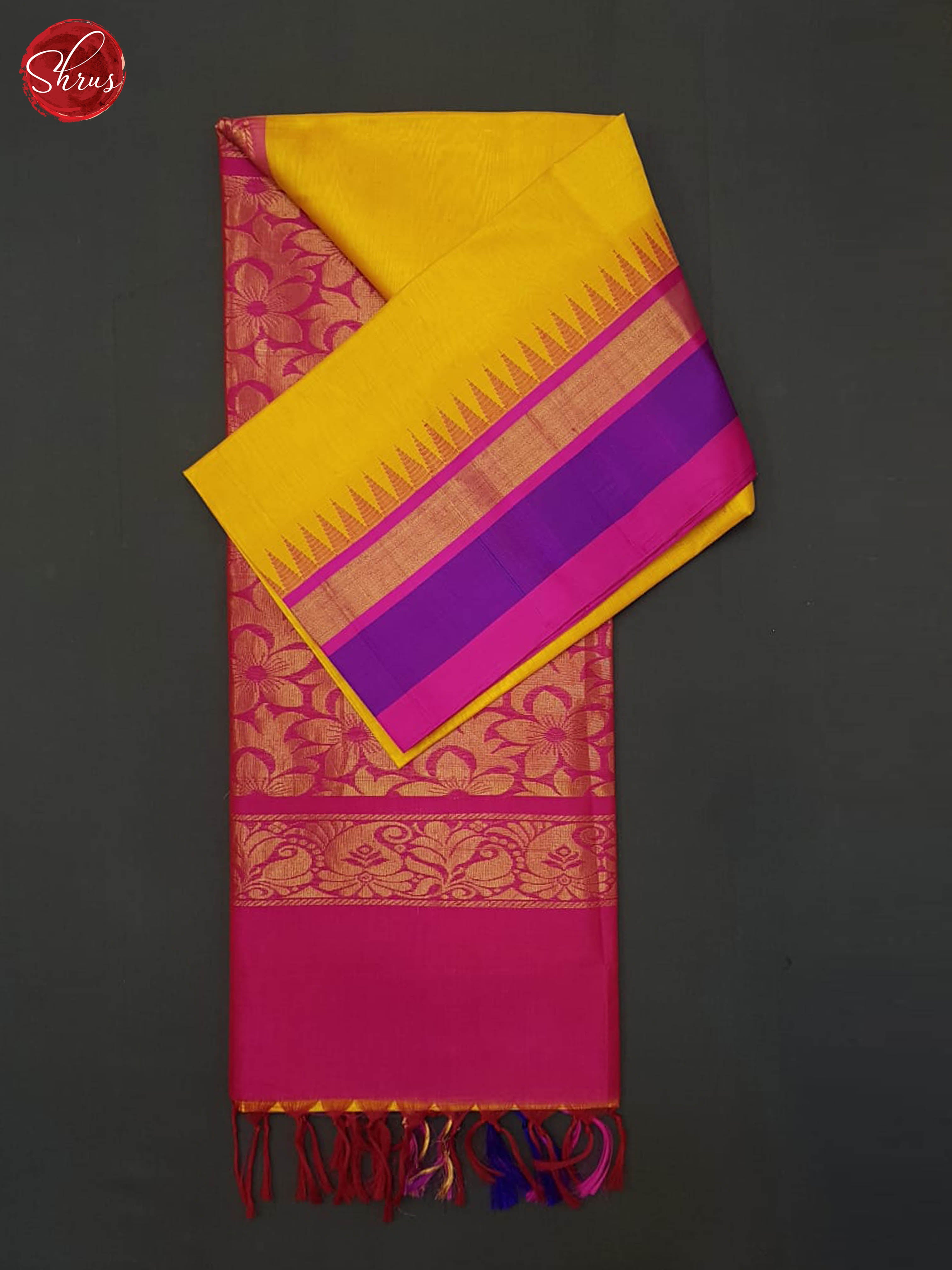 BFS3017 - Silk Cotton Saree - Shop on ShrusEternity.com