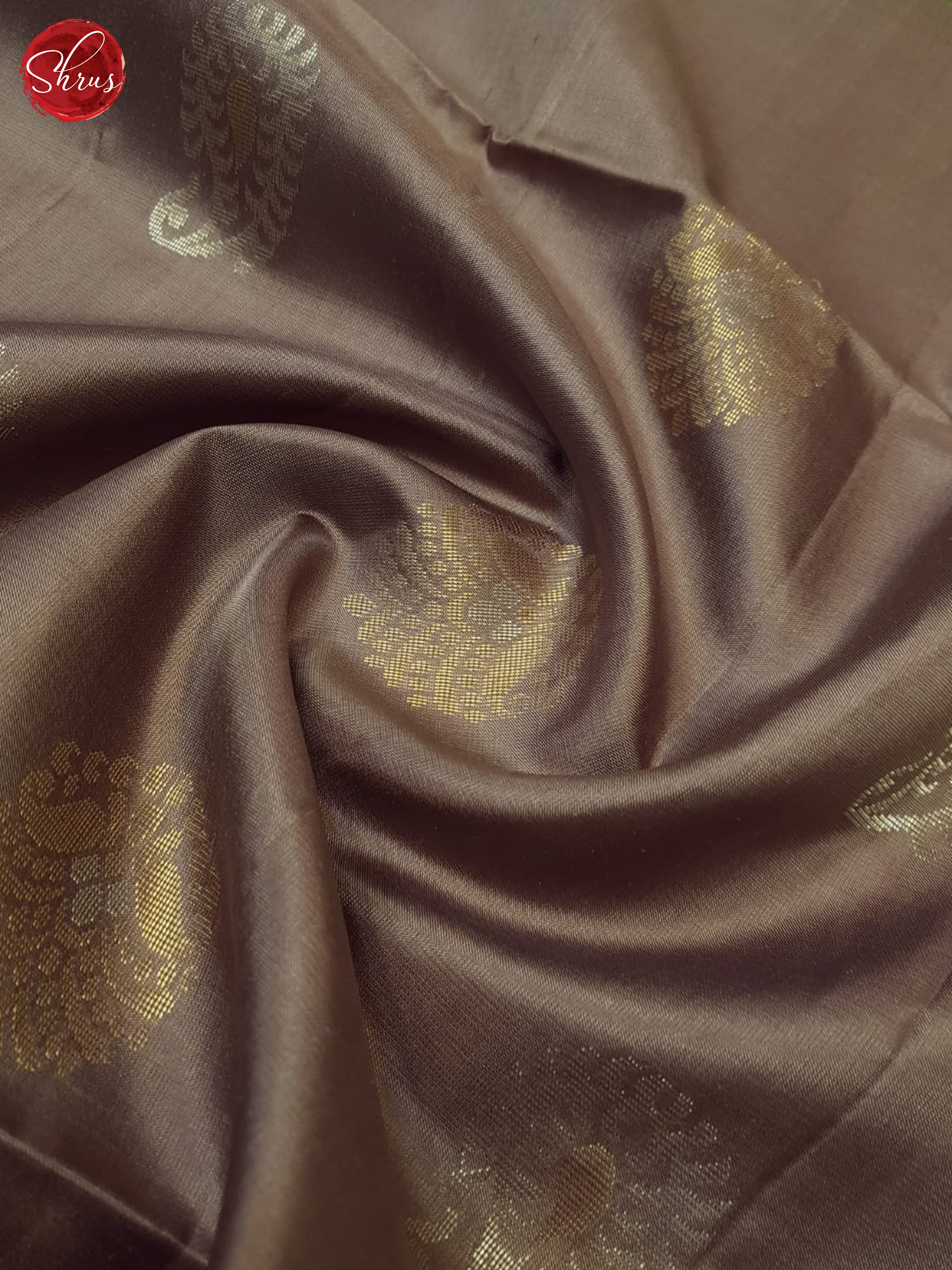 Grey & Green - Soft Silk Saree - Shop on ShrusEternity.com