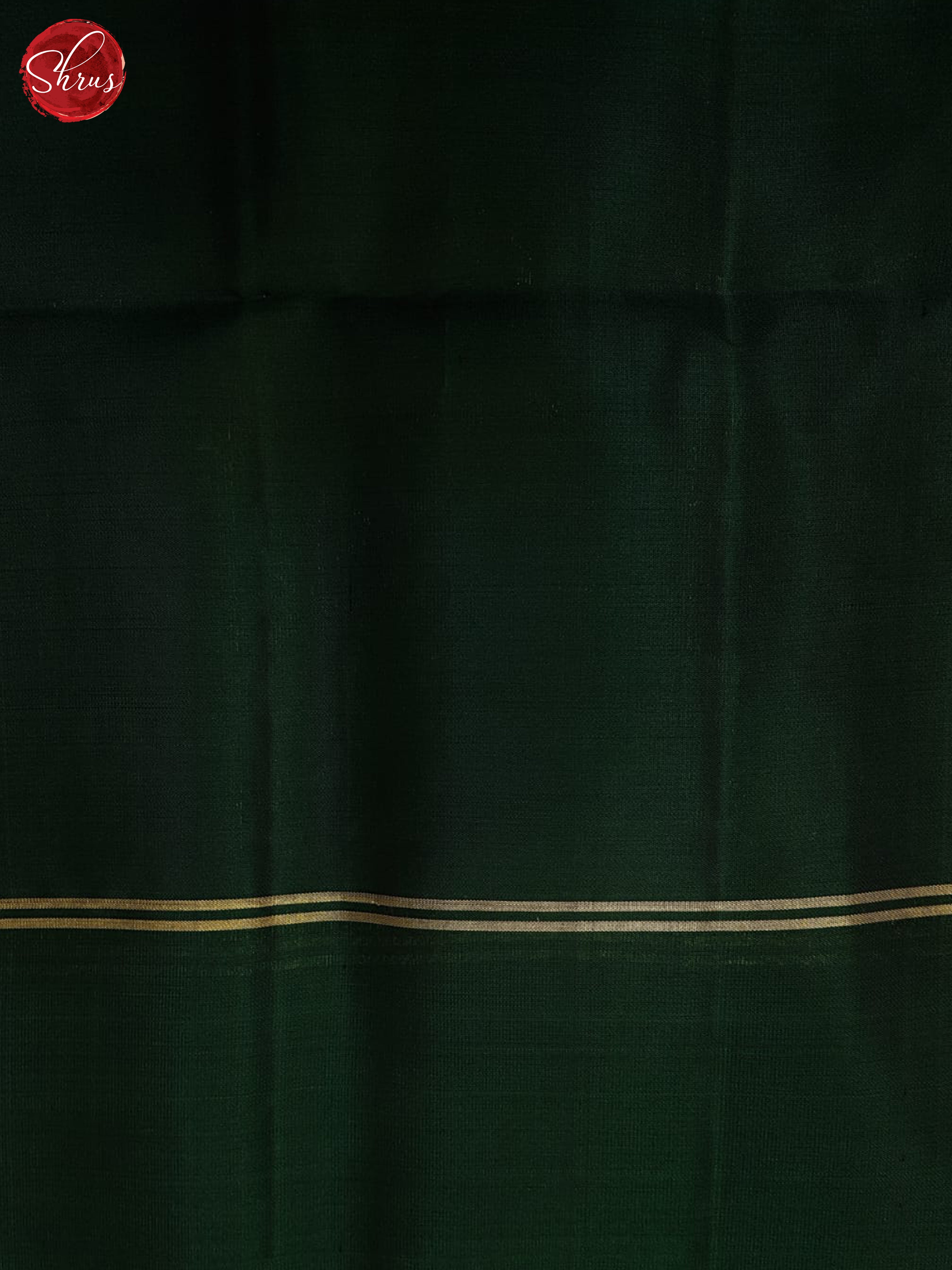 Grey & Green- Soft Silk Halfpure Saree - Shop on ShrusEternity.com