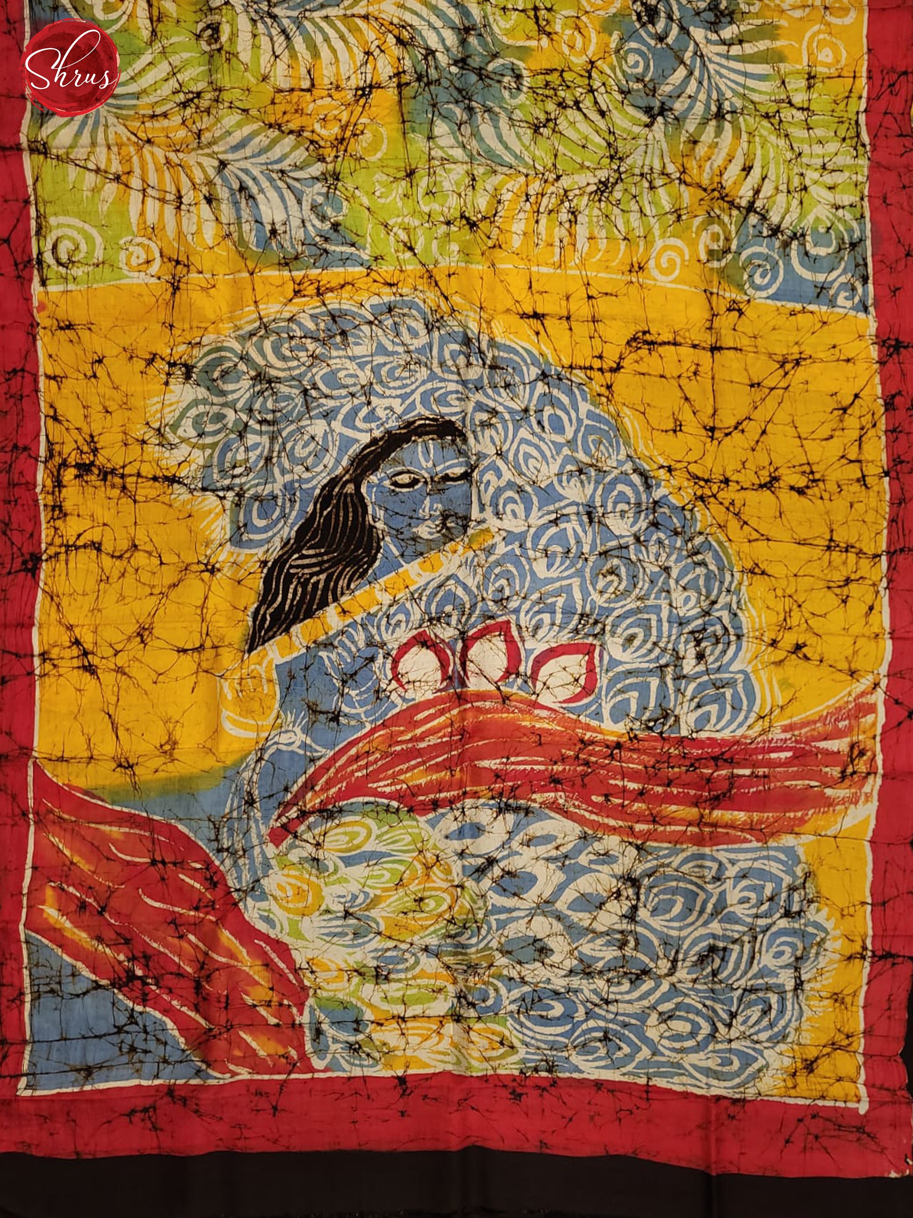 Green and yellow-Murdhidabad Silk - Shop on ShrusEternity.com